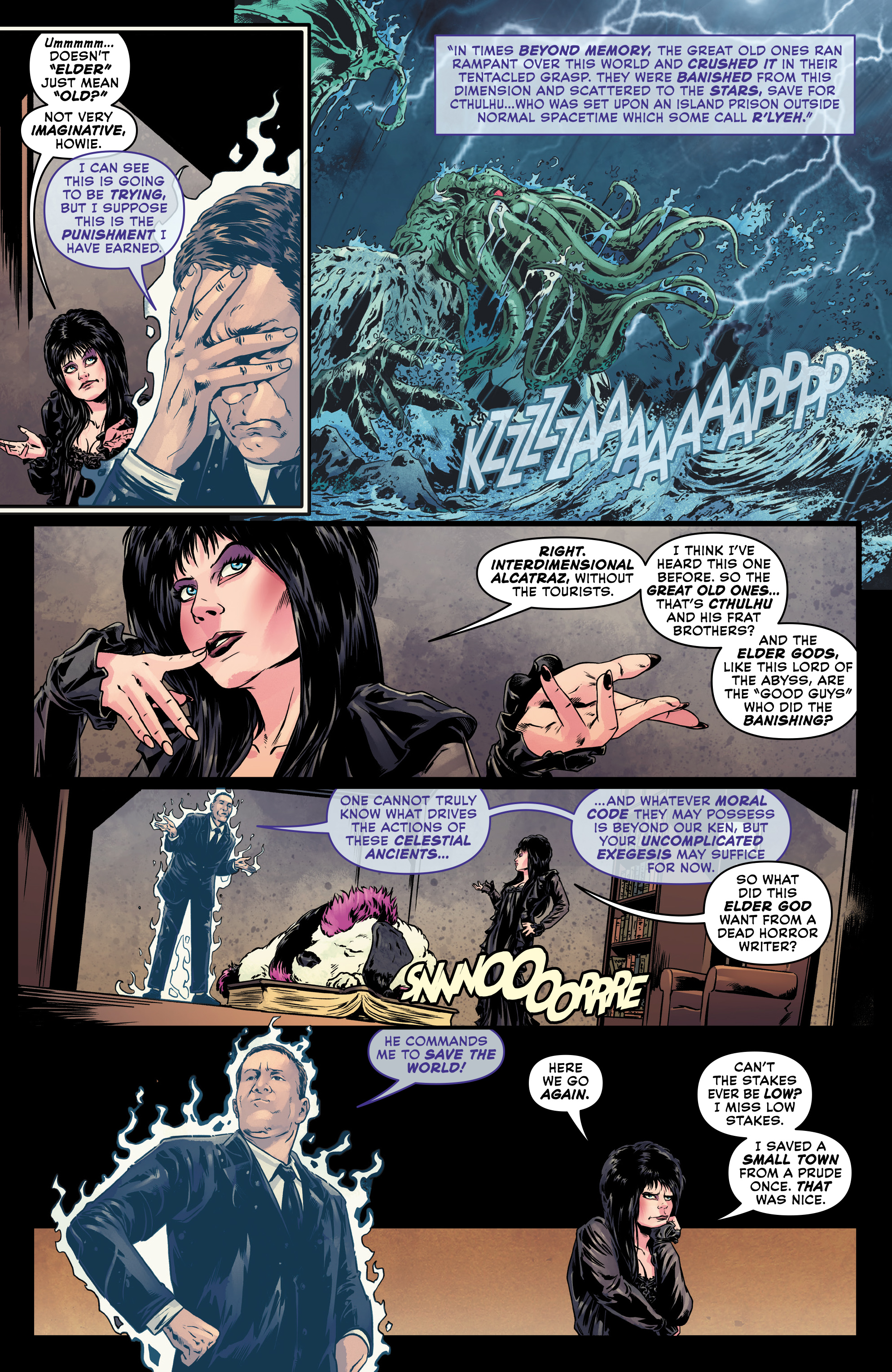 Read online Elvira Meets H.P. Lovecraft comic -  Issue #1 - 13