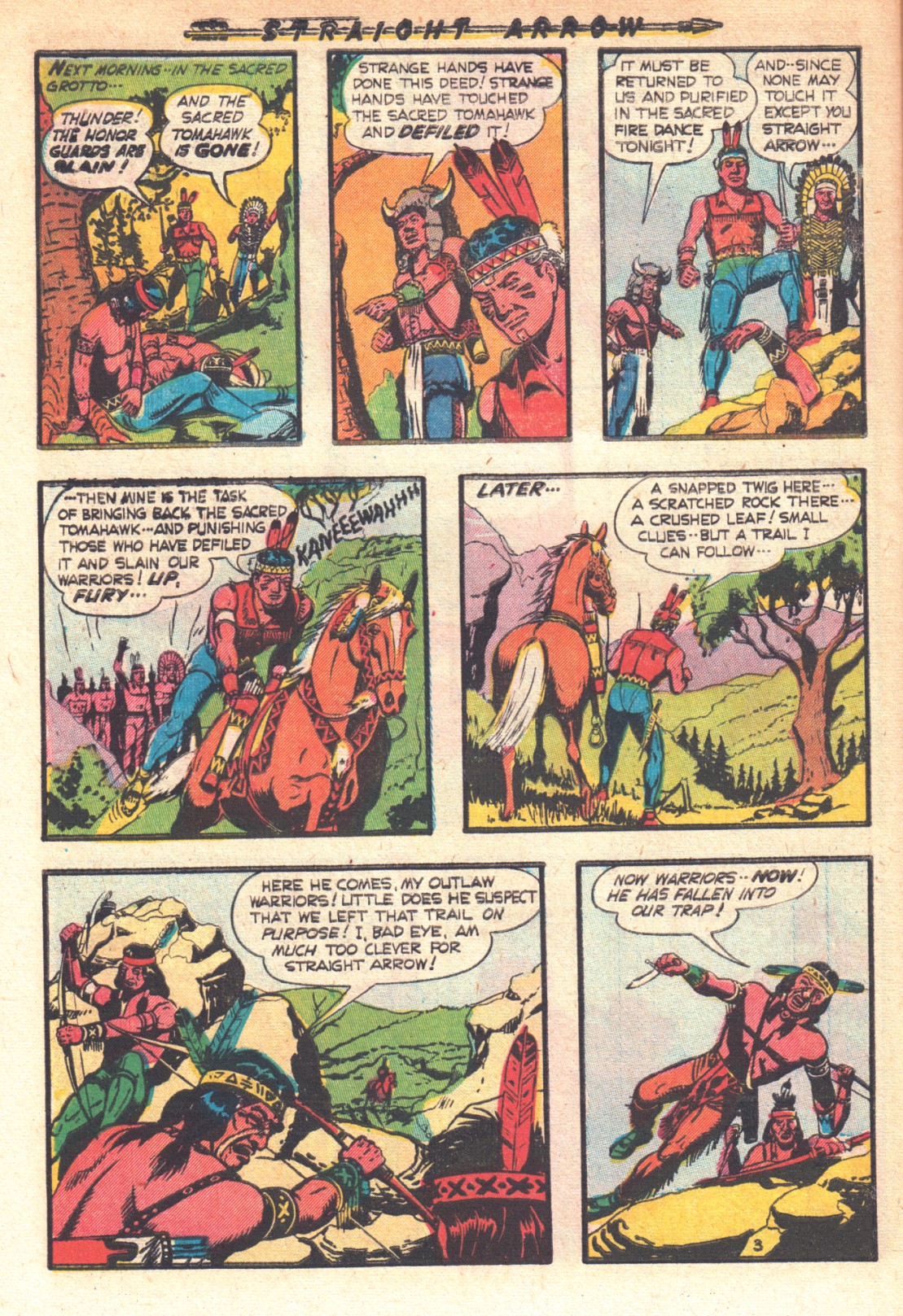 Read online Straight Arrow comic -  Issue #17 - 28