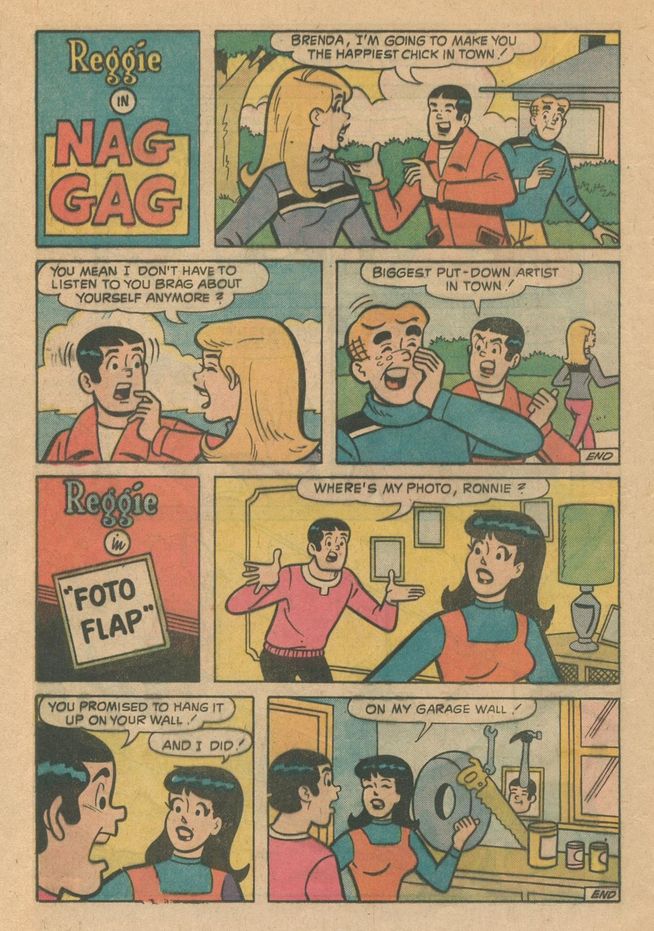 Read online Reggie's Wise Guy Jokes comic -  Issue #33 - 16