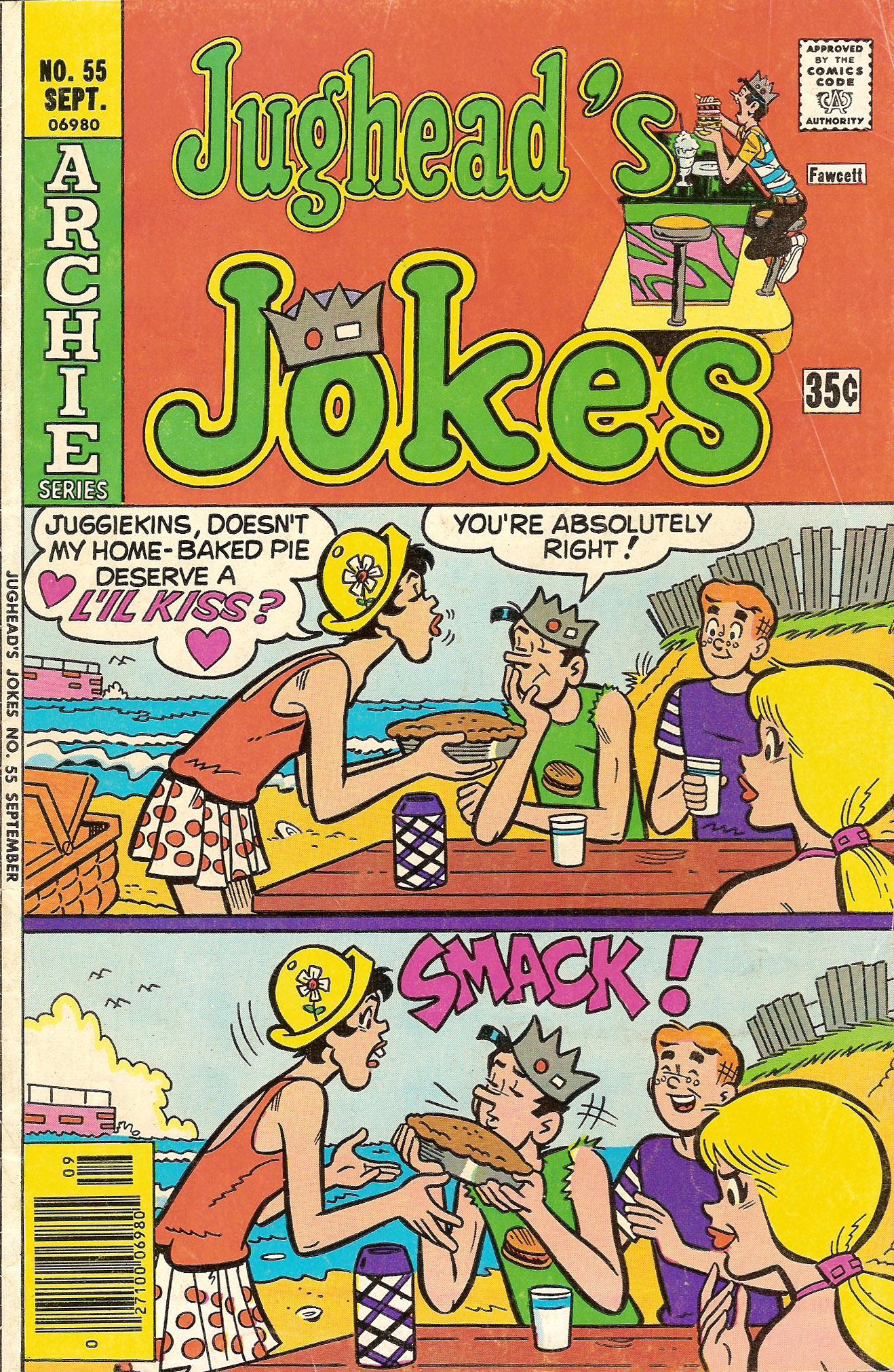 Read online Jughead's Jokes comic -  Issue #55 - 1