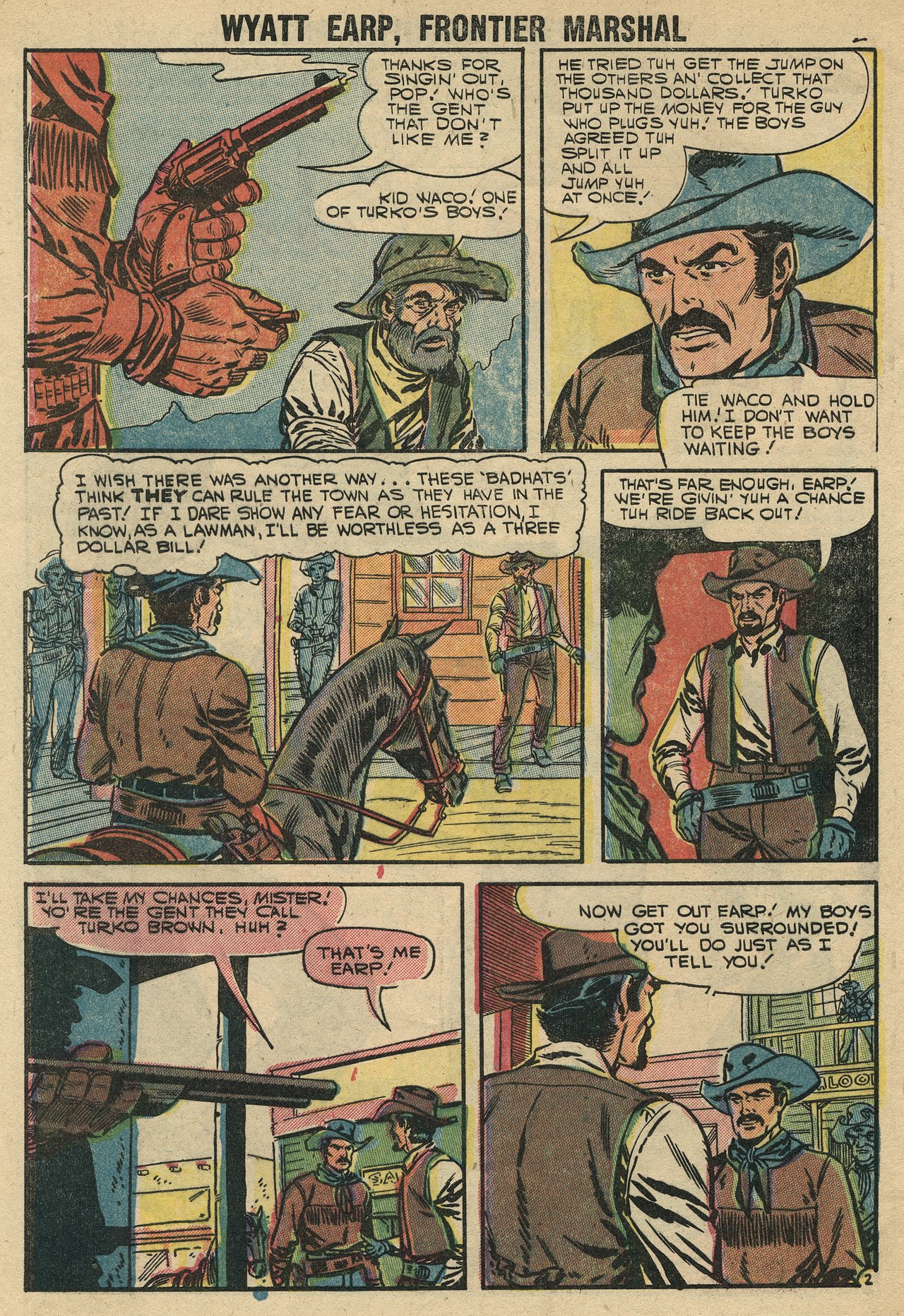 Read online Wyatt Earp Frontier Marshal comic -  Issue #16 - 4