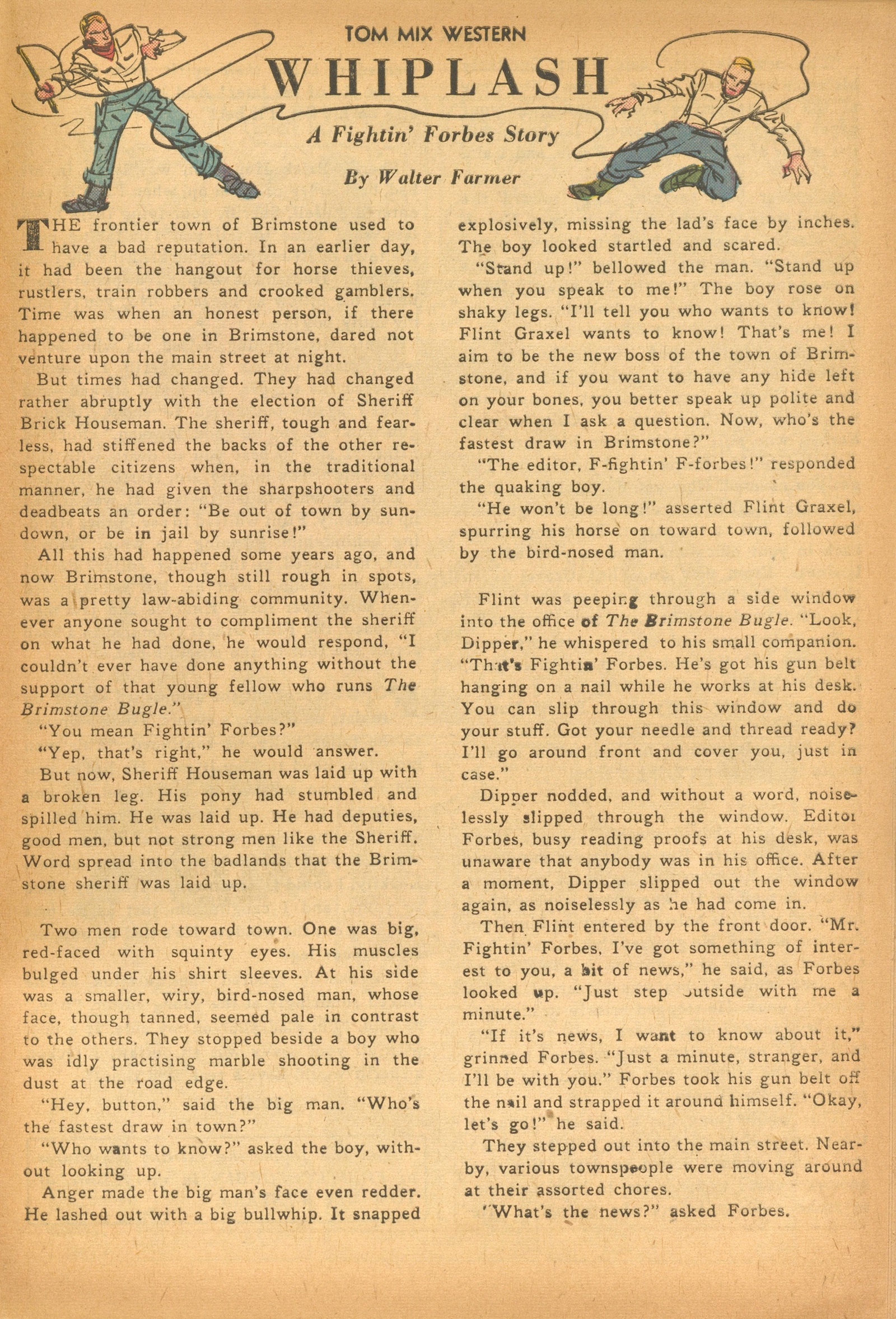 Read online Tom Mix Western (1948) comic -  Issue #33 - 33