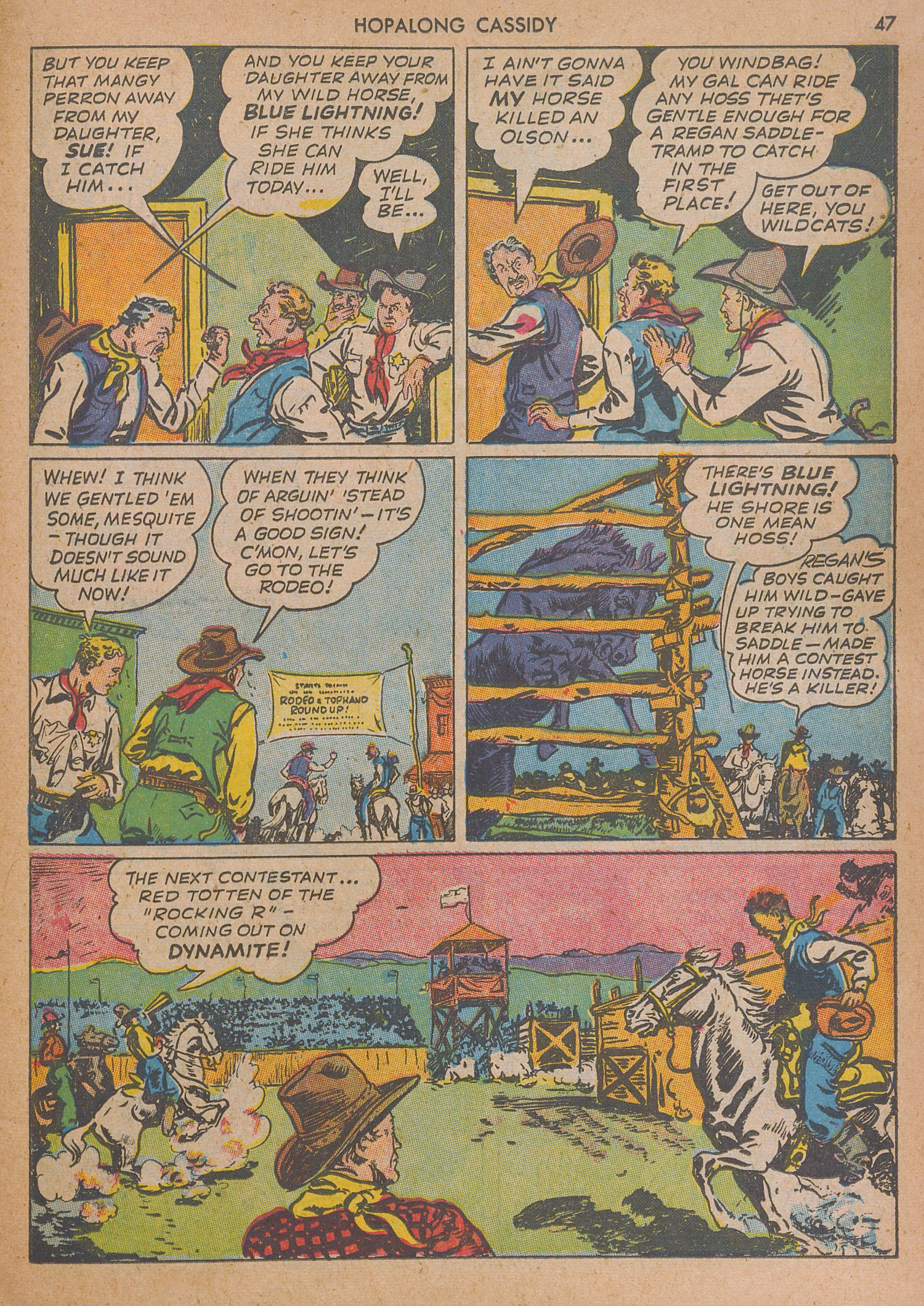 Read online Hopalong Cassidy comic -  Issue #1 - 46