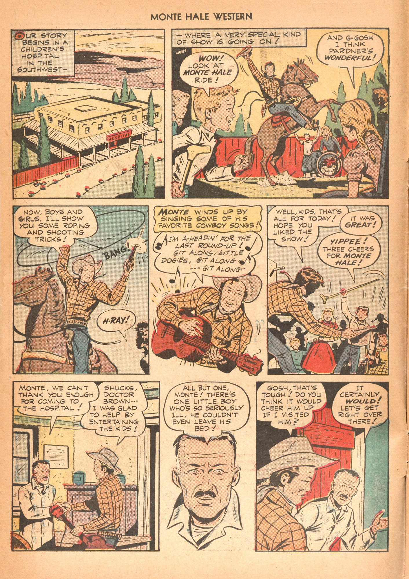Read online Monte Hale Western comic -  Issue #37 - 4