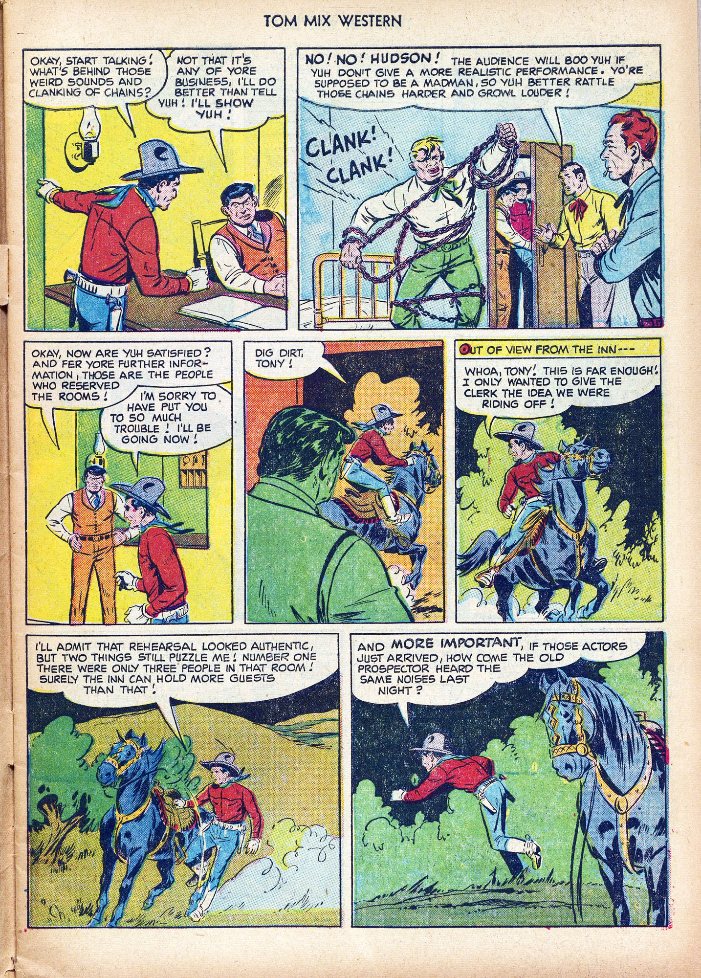 Read online Tom Mix Western (1948) comic -  Issue #42 - 7