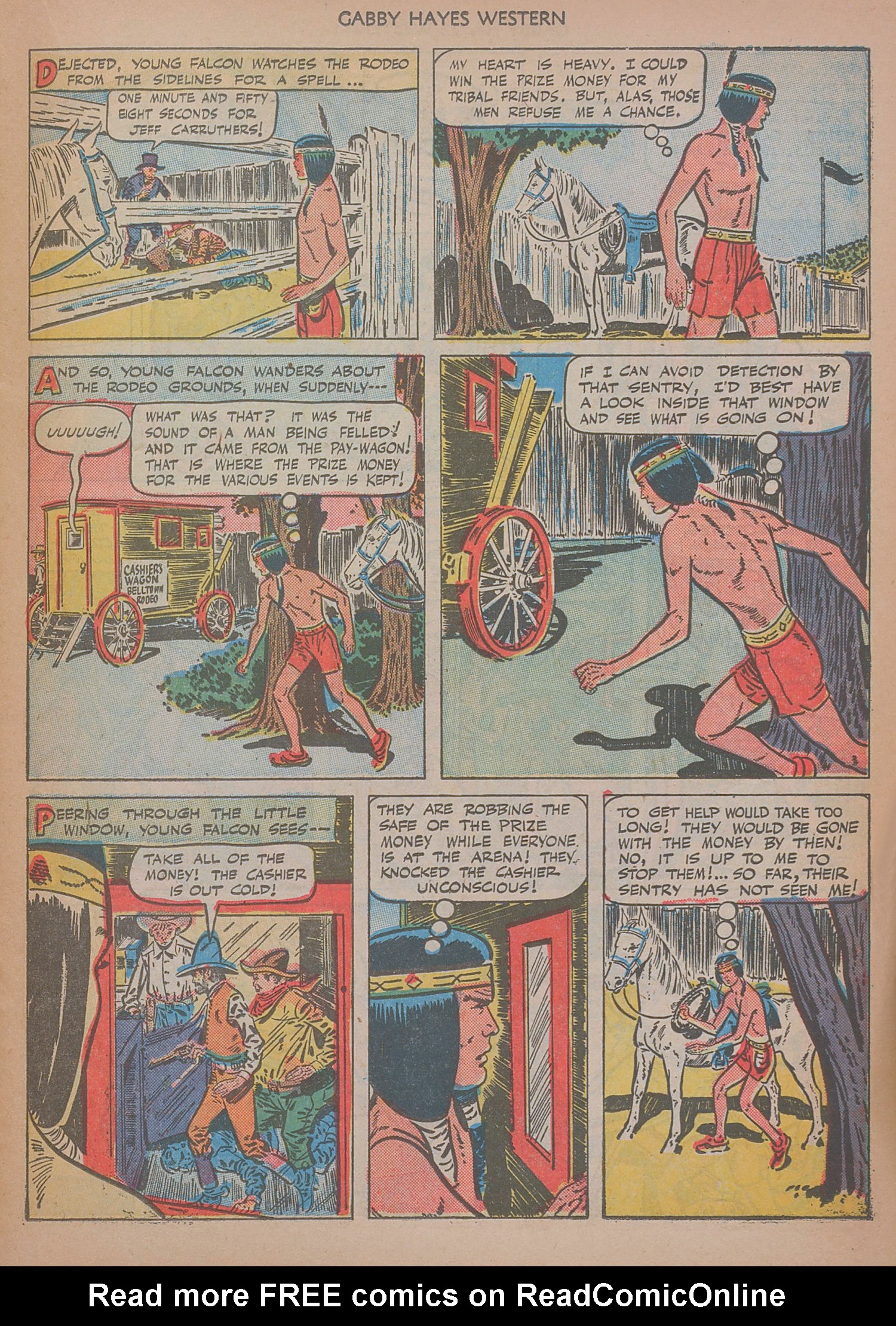 Read online Gabby Hayes Western comic -  Issue #15 - 15
