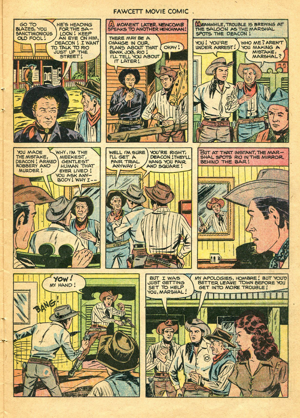 Read online Fawcett Movie Comic comic -  Issue #17 - 11