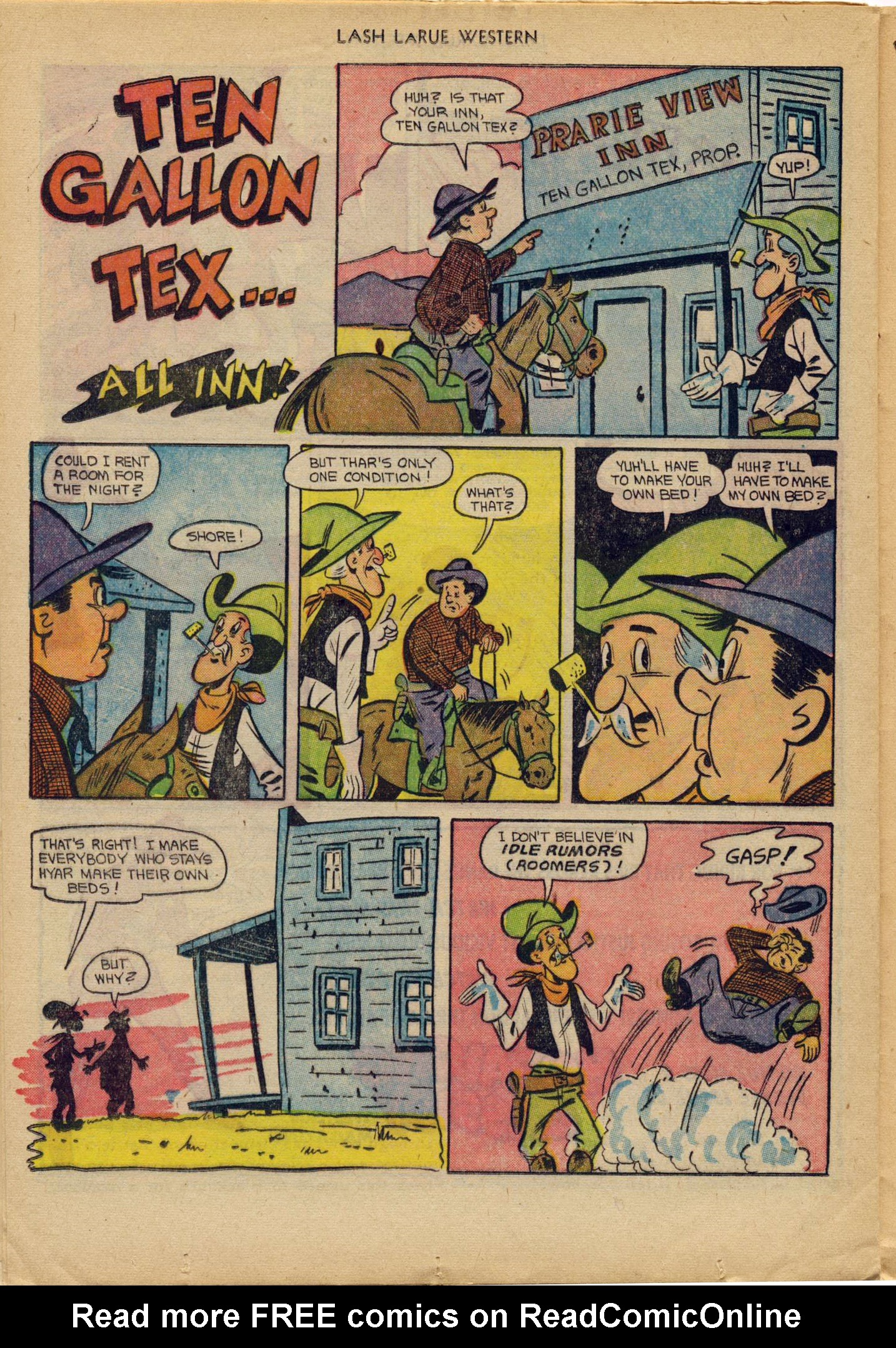 Read online Lash Larue Western (1949) comic -  Issue #29 - 24