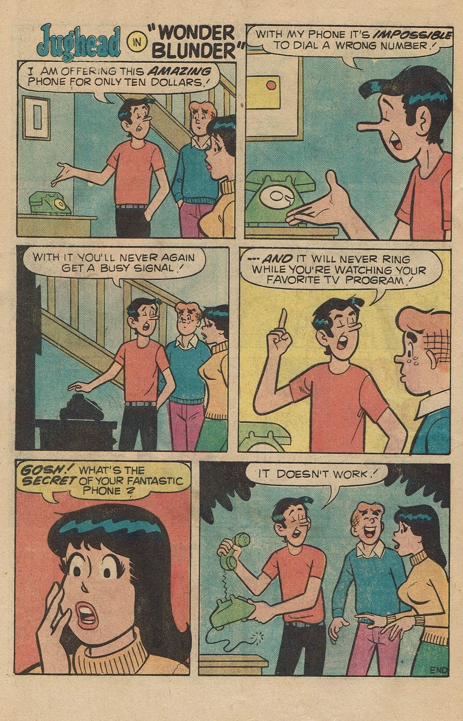 Read online Jughead's Jokes comic -  Issue #54 - 32