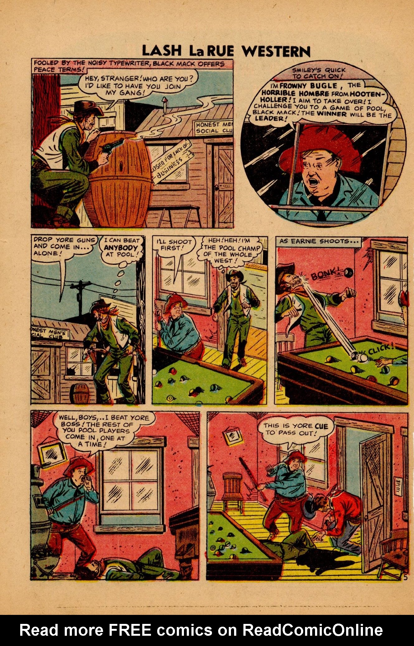 Read online Lash Larue Western (1949) comic -  Issue #63 - 32