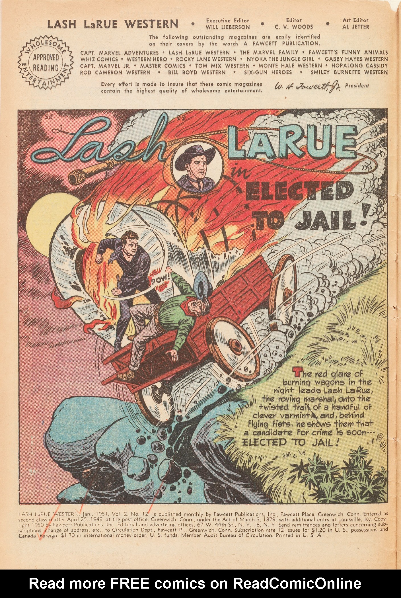 Read online Lash Larue Western (1949) comic -  Issue #12 - 4