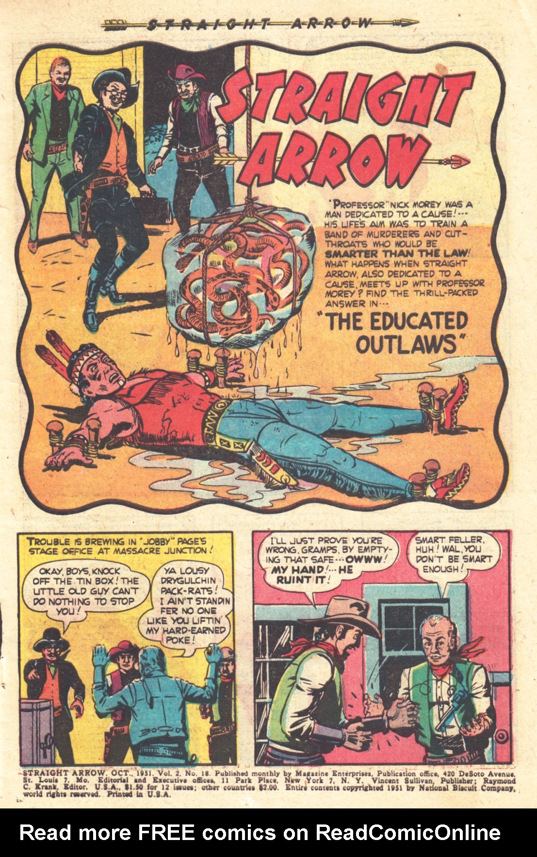 Read online Straight Arrow comic -  Issue #18 - 3