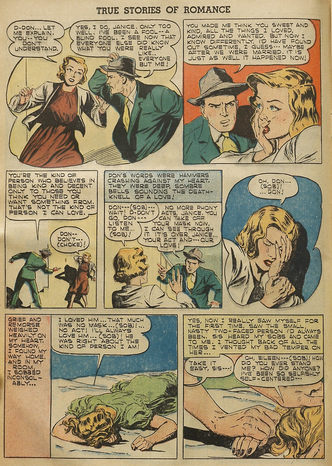 Read online True Stories of Romance comic -  Issue #1 - 12