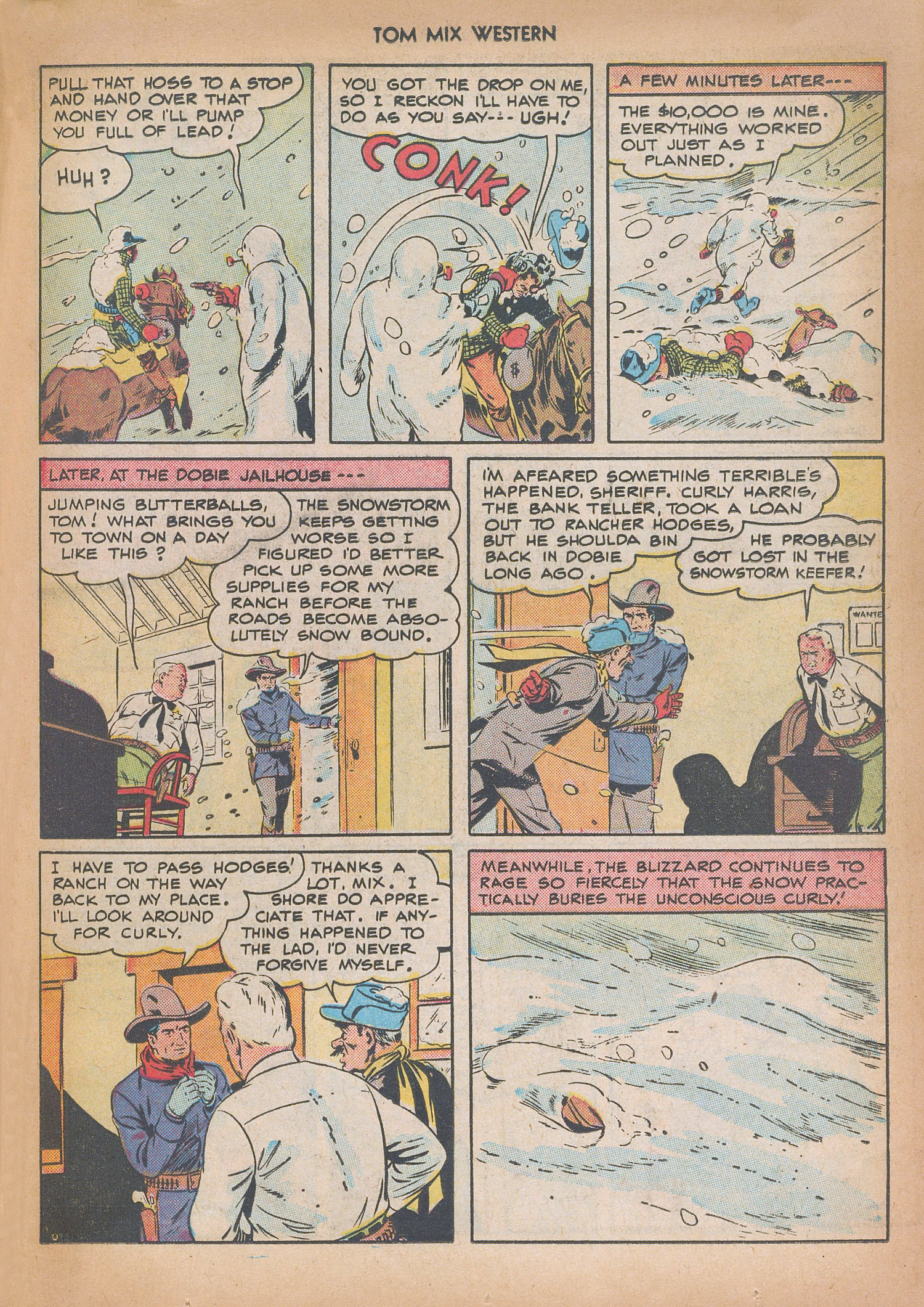 Read online Tom Mix Western (1948) comic -  Issue #14 - 27