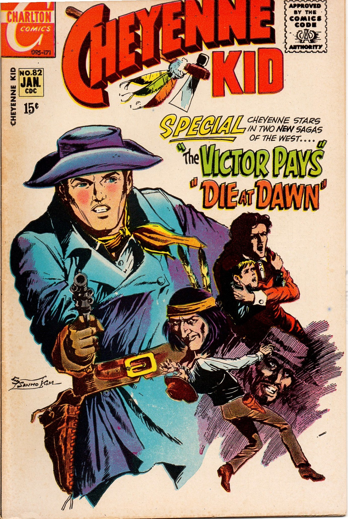 Read online Cheyenne Kid comic -  Issue #82 - 1