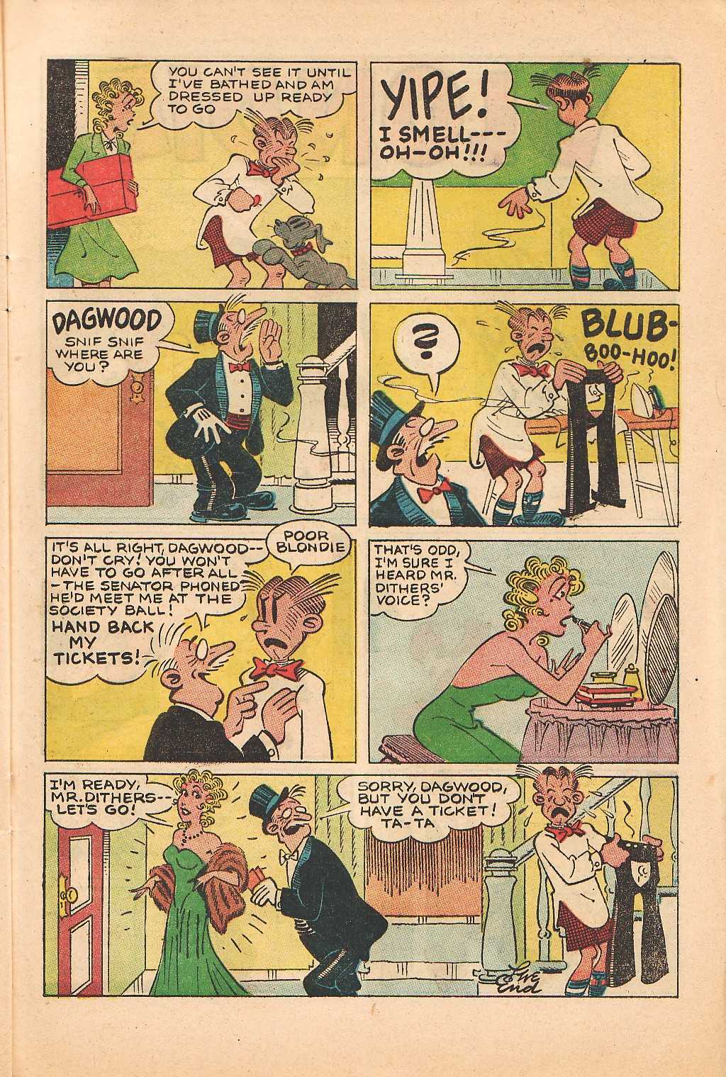 Read online Blondie Comics (1960) comic -  Issue #143 - 9