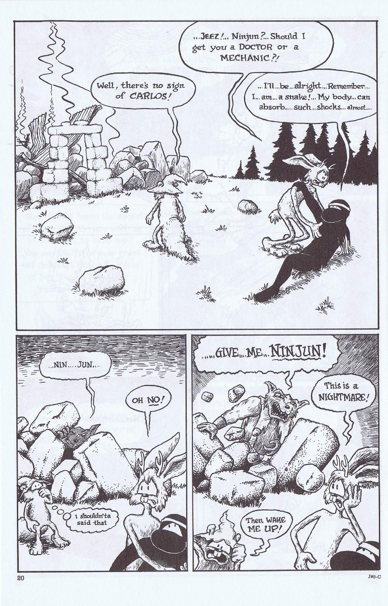 Read online Tales Of The Jackalope comic -  Issue #5 - 22