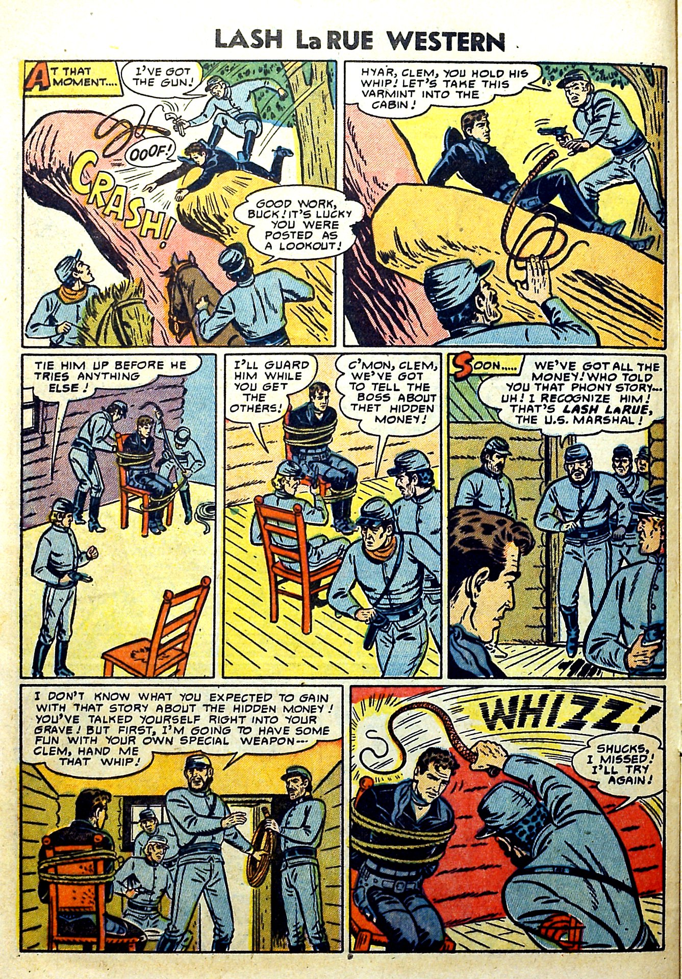 Read online Lash Larue Western (1949) comic -  Issue #51 - 16