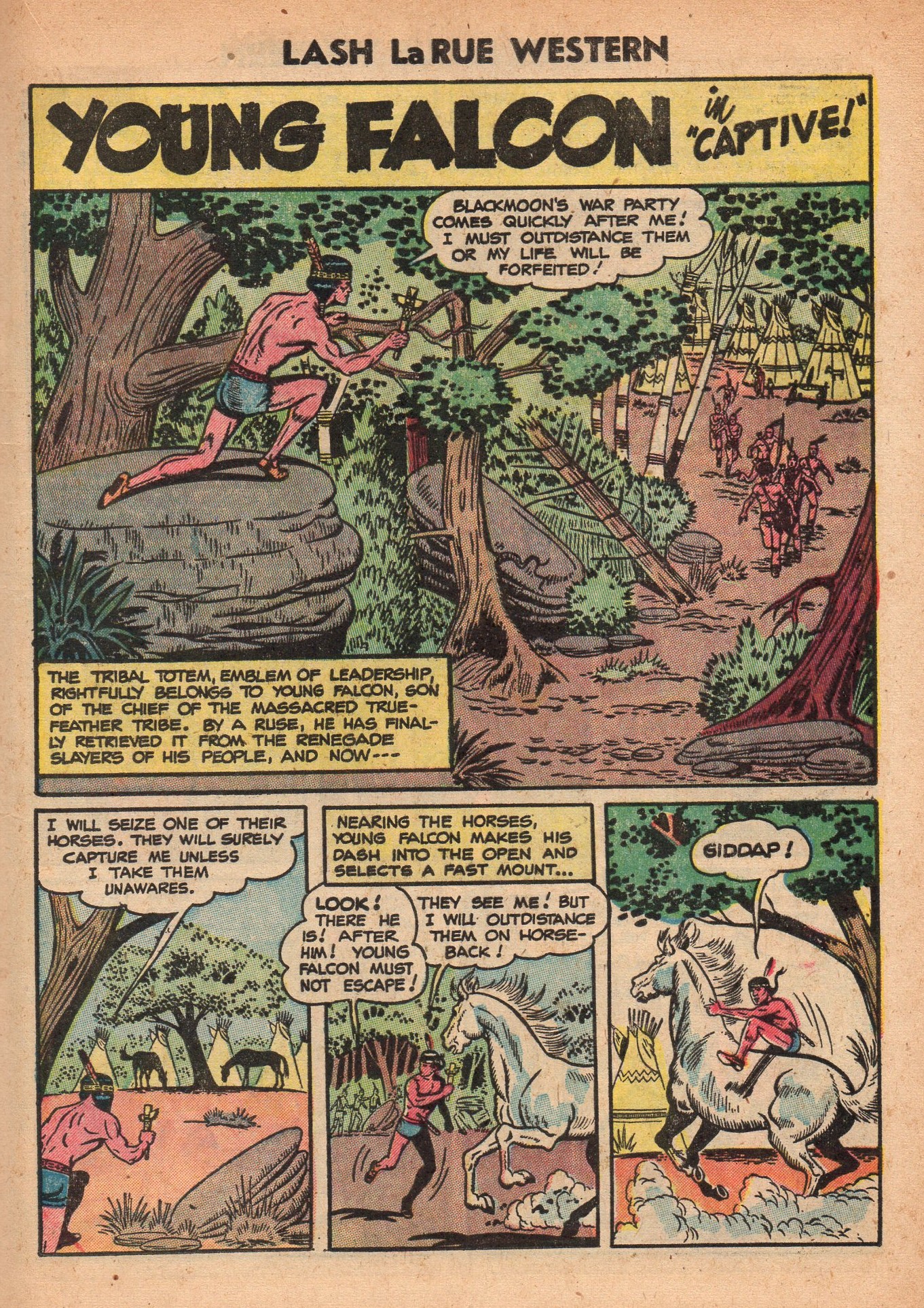 Read online Lash Larue Western (1949) comic -  Issue #49 - 17