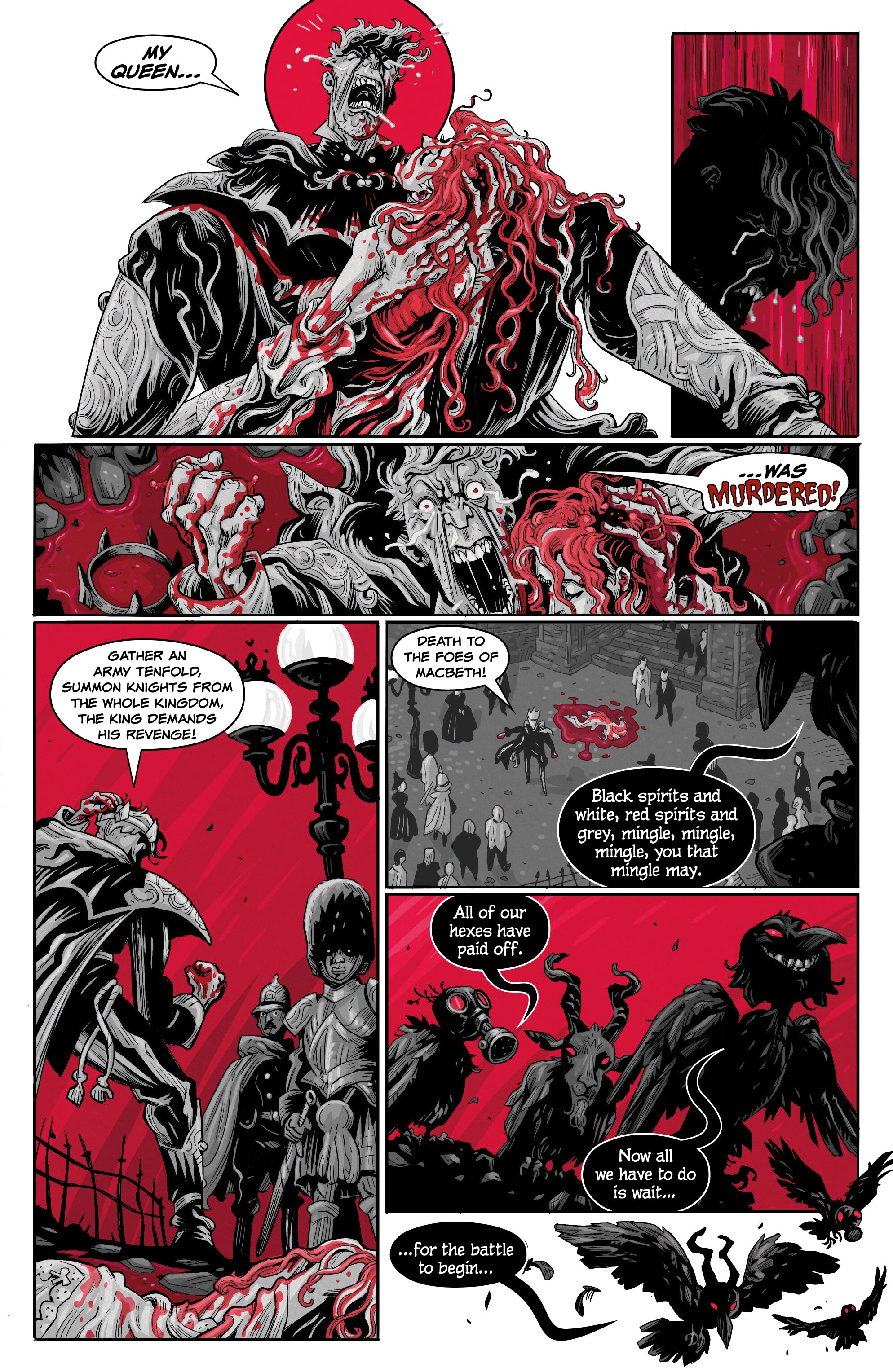 Read online Macbeth: A Tale of Horror comic -  Issue # TPB - 72