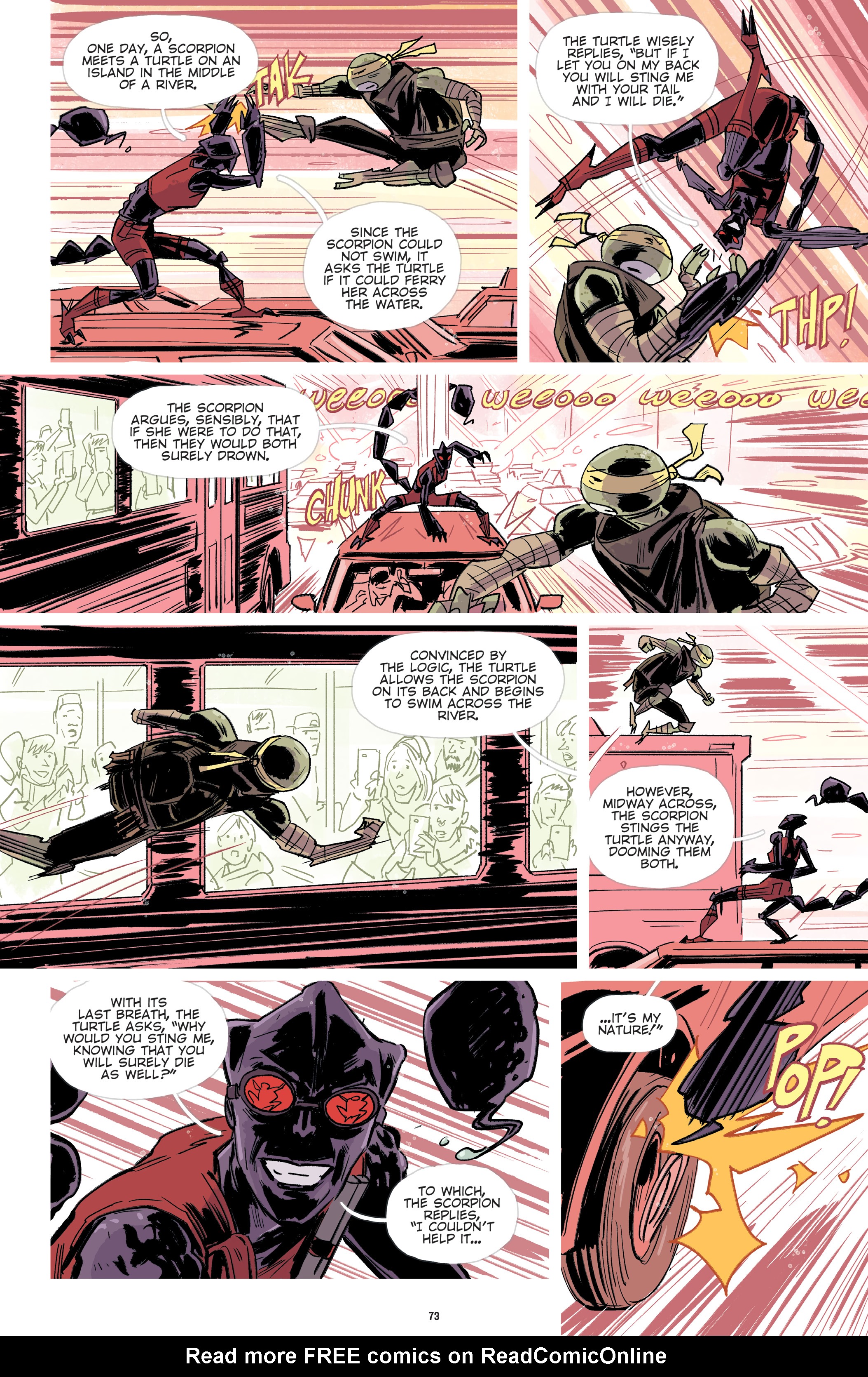 Read online Teenage Mutant Ninja Turtles: The IDW Collection comic -  Issue # TPB 15 (Part 1) - 74