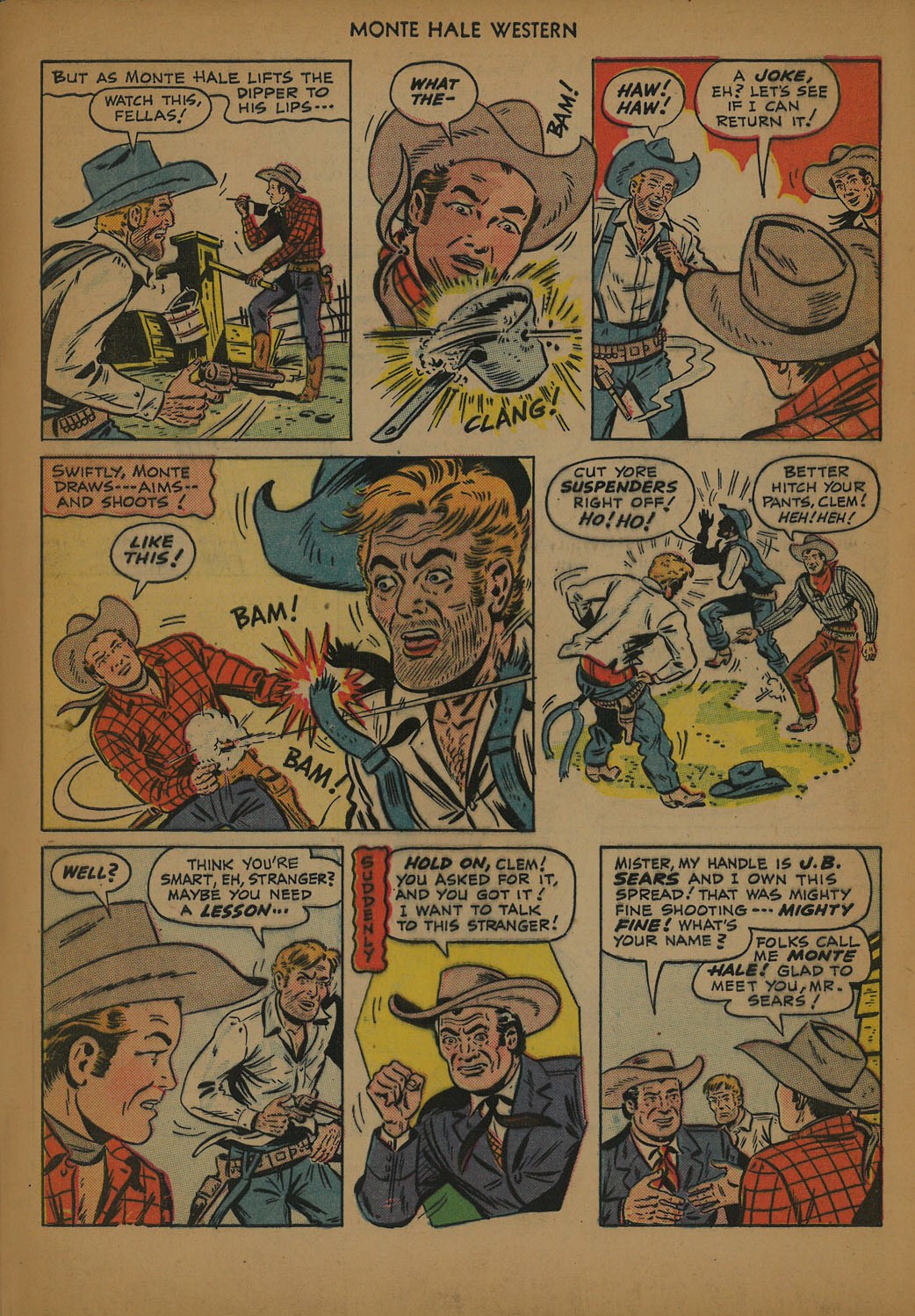 Read online Monte Hale Western comic -  Issue #45 - 5