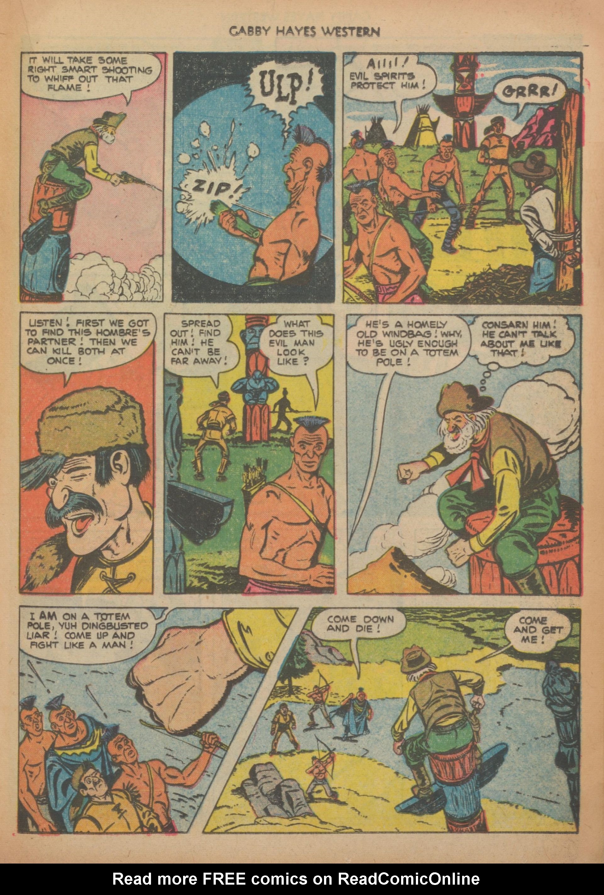 Read online Gabby Hayes Western comic -  Issue #38 - 21