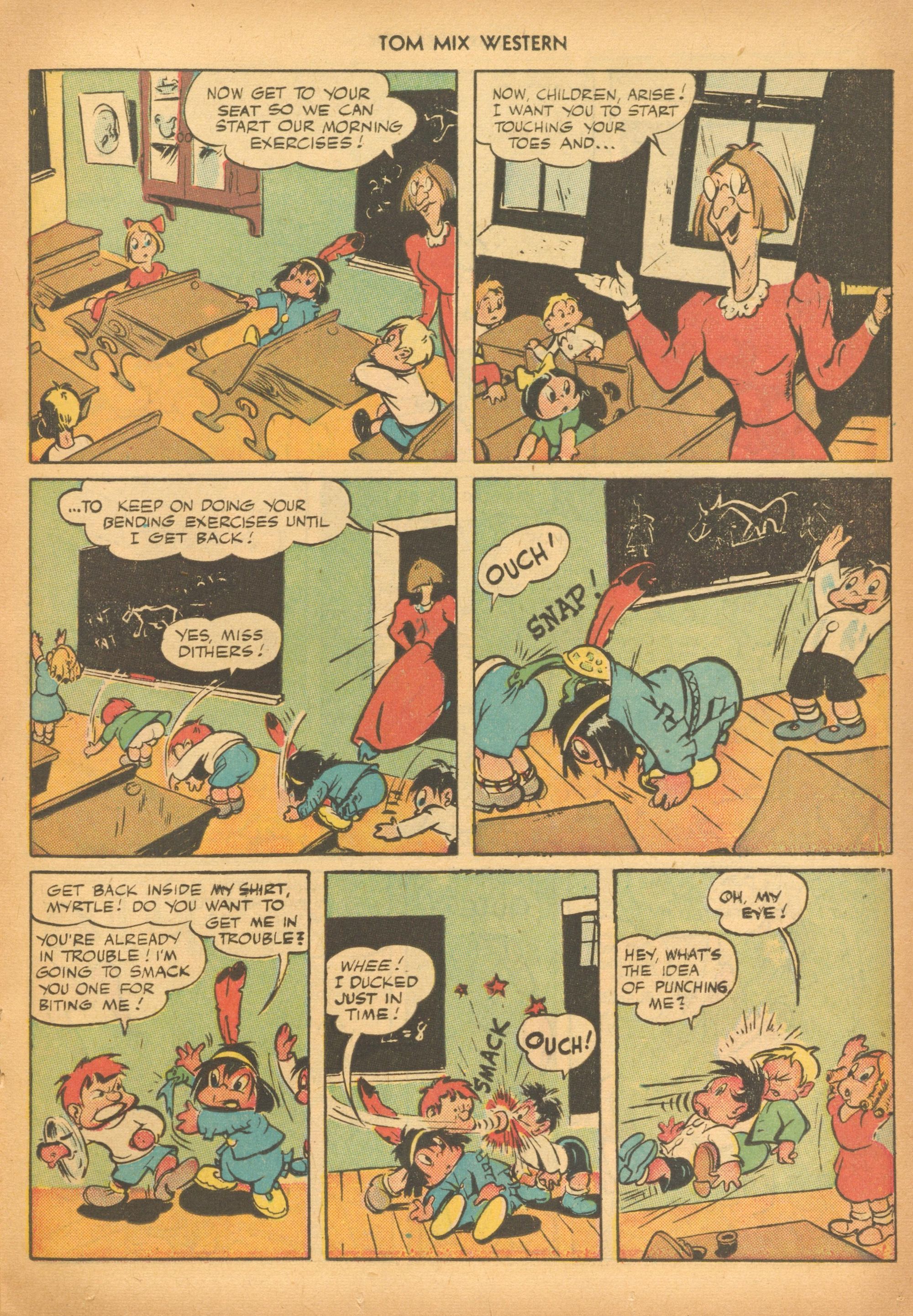 Read online Tom Mix Western (1948) comic -  Issue #16 - 25