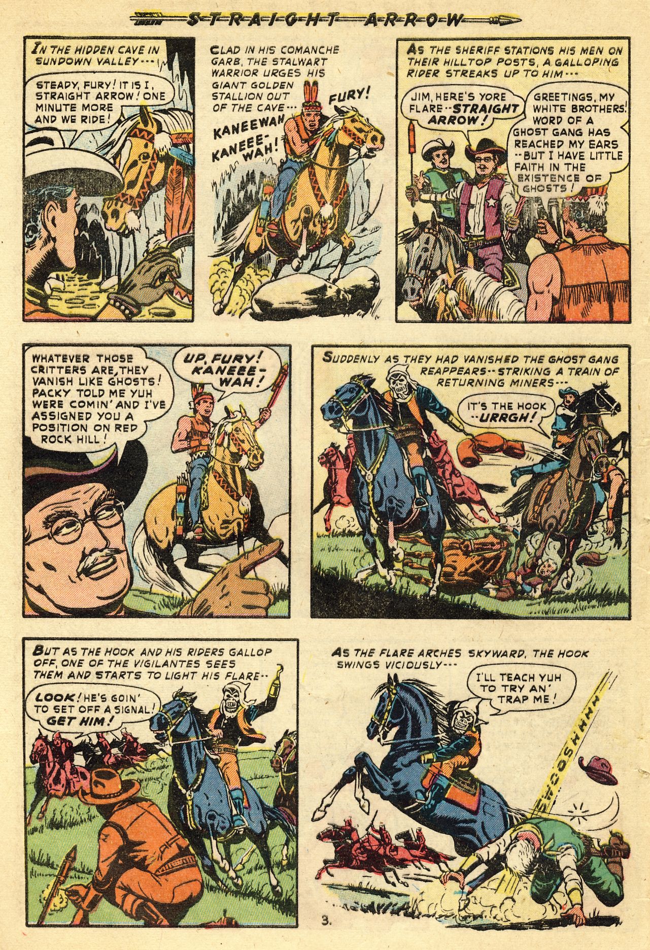 Read online Straight Arrow comic -  Issue #11 - 28