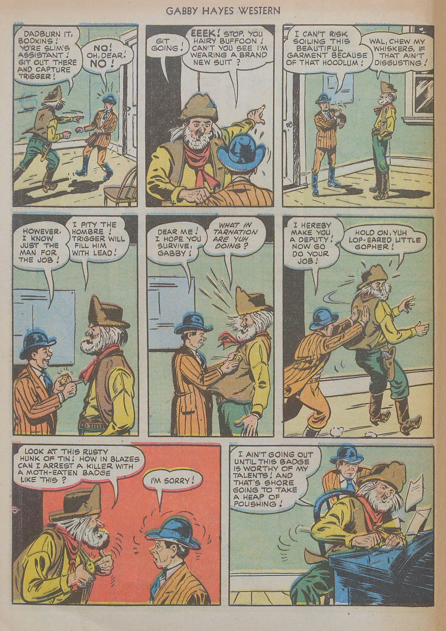 Read online Gabby Hayes Western comic -  Issue #20 - 44