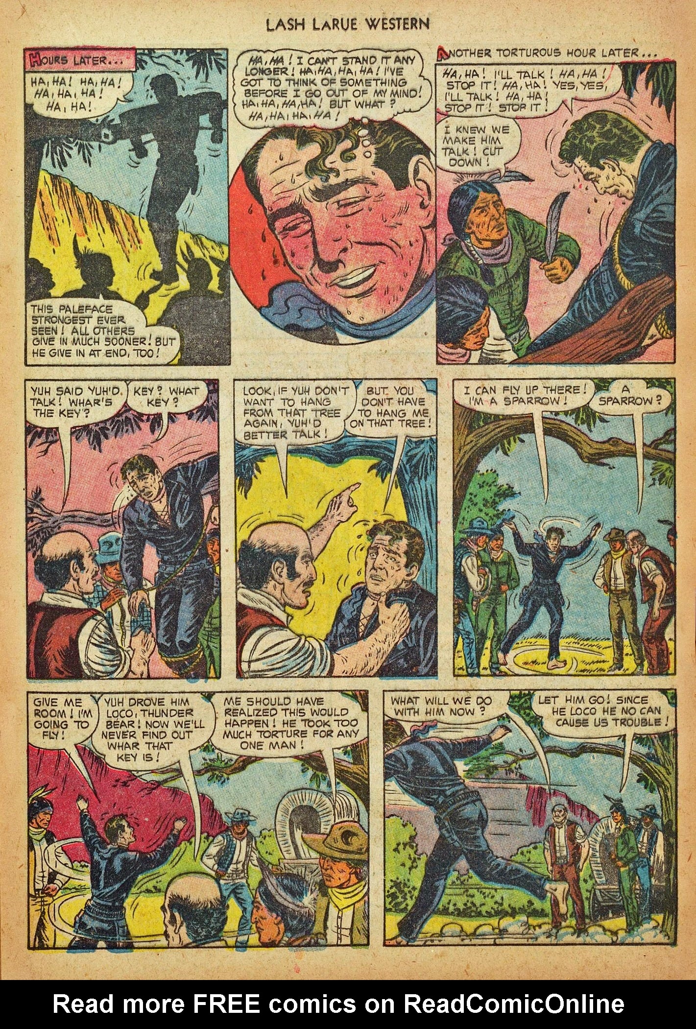 Read online Lash Larue Western (1949) comic -  Issue #44 - 17