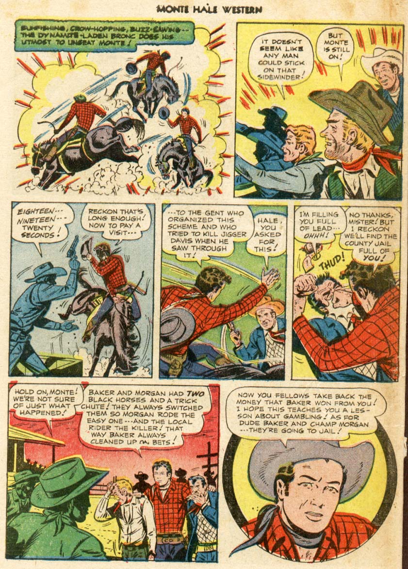 Read online Monte Hale Western comic -  Issue #58 - 49