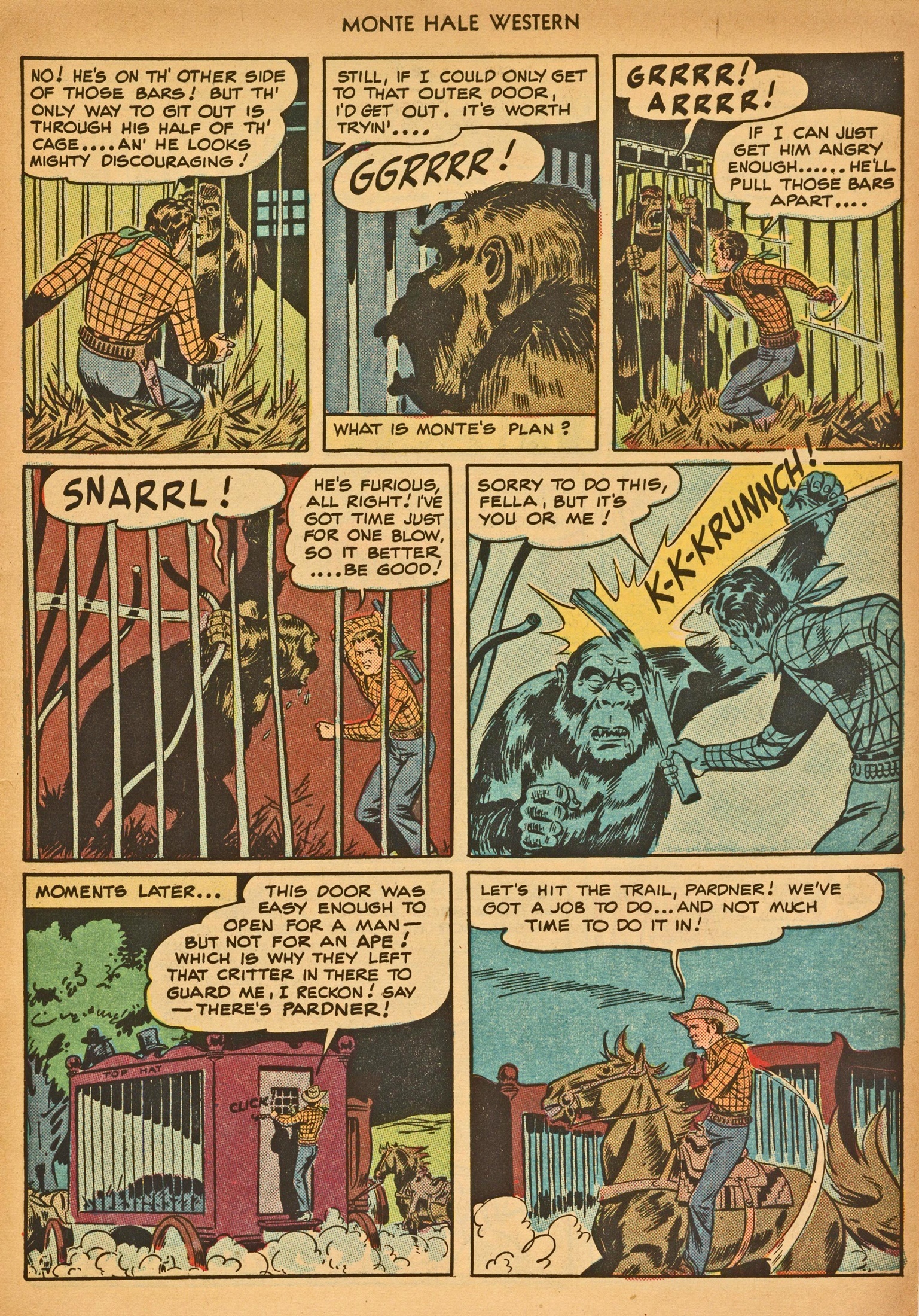 Read online Monte Hale Western comic -  Issue #30 - 21