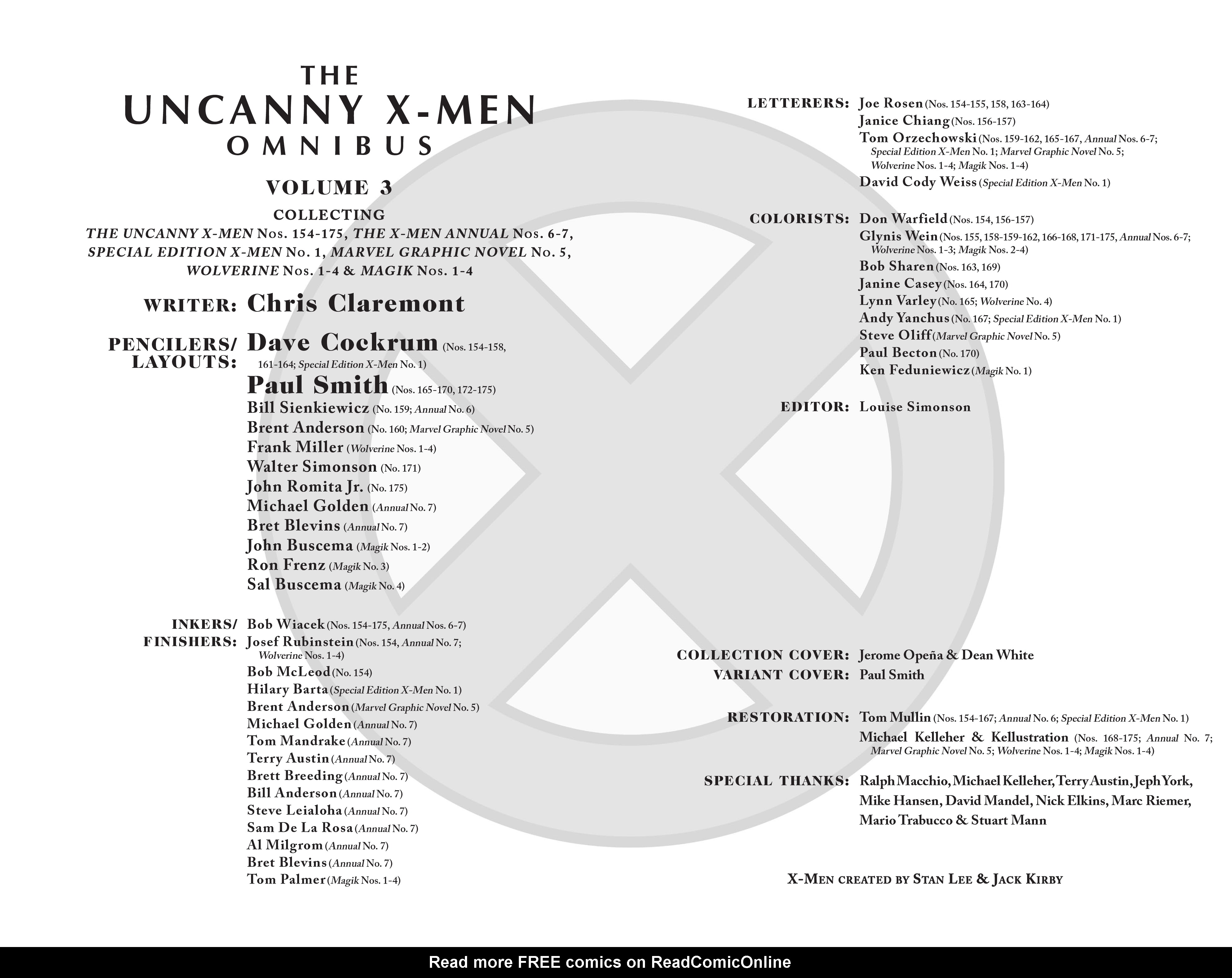Read online Uncanny X-Men Omnibus comic -  Issue # TPB 3 (Part 1) - 5