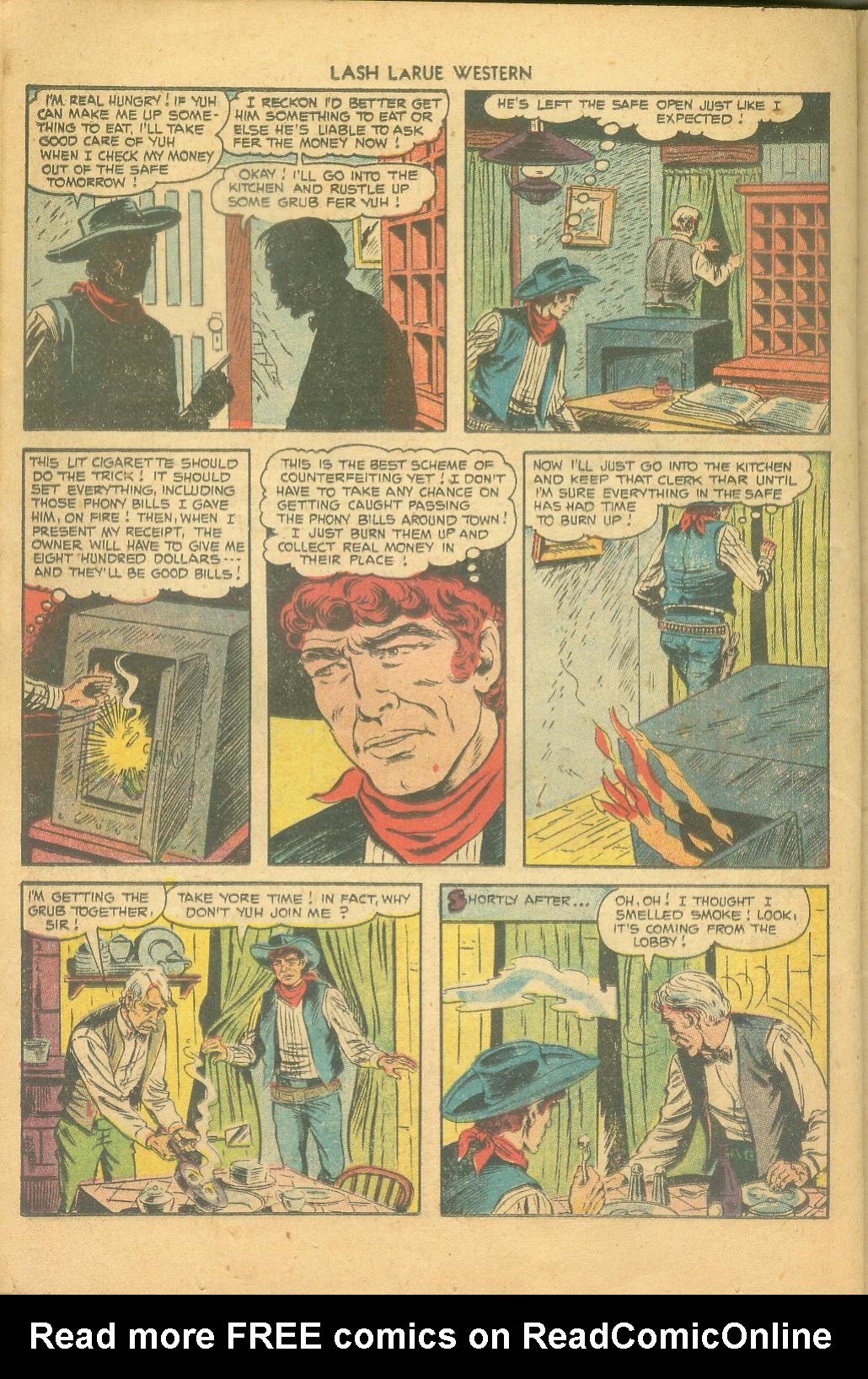 Read online Lash Larue Western (1949) comic -  Issue #43 - 24