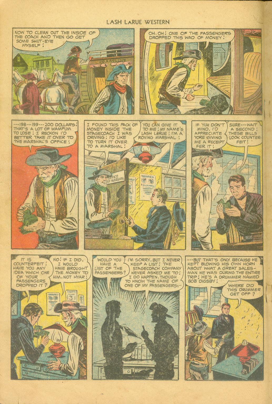 Read online Lash Larue Western (1949) comic -  Issue #43 - 18