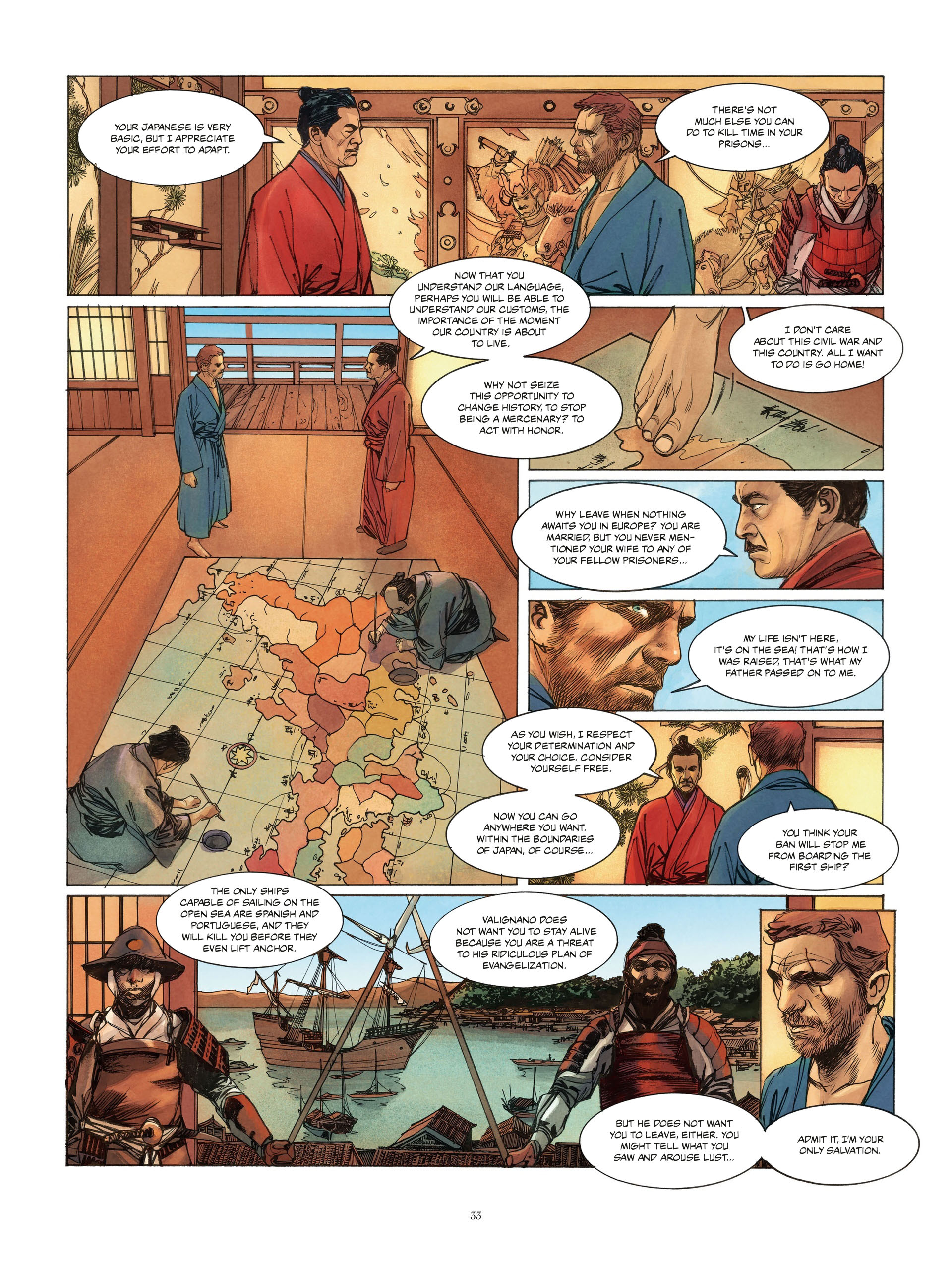 Read online William Adams, Samuraj comic -  Issue #1 - 33