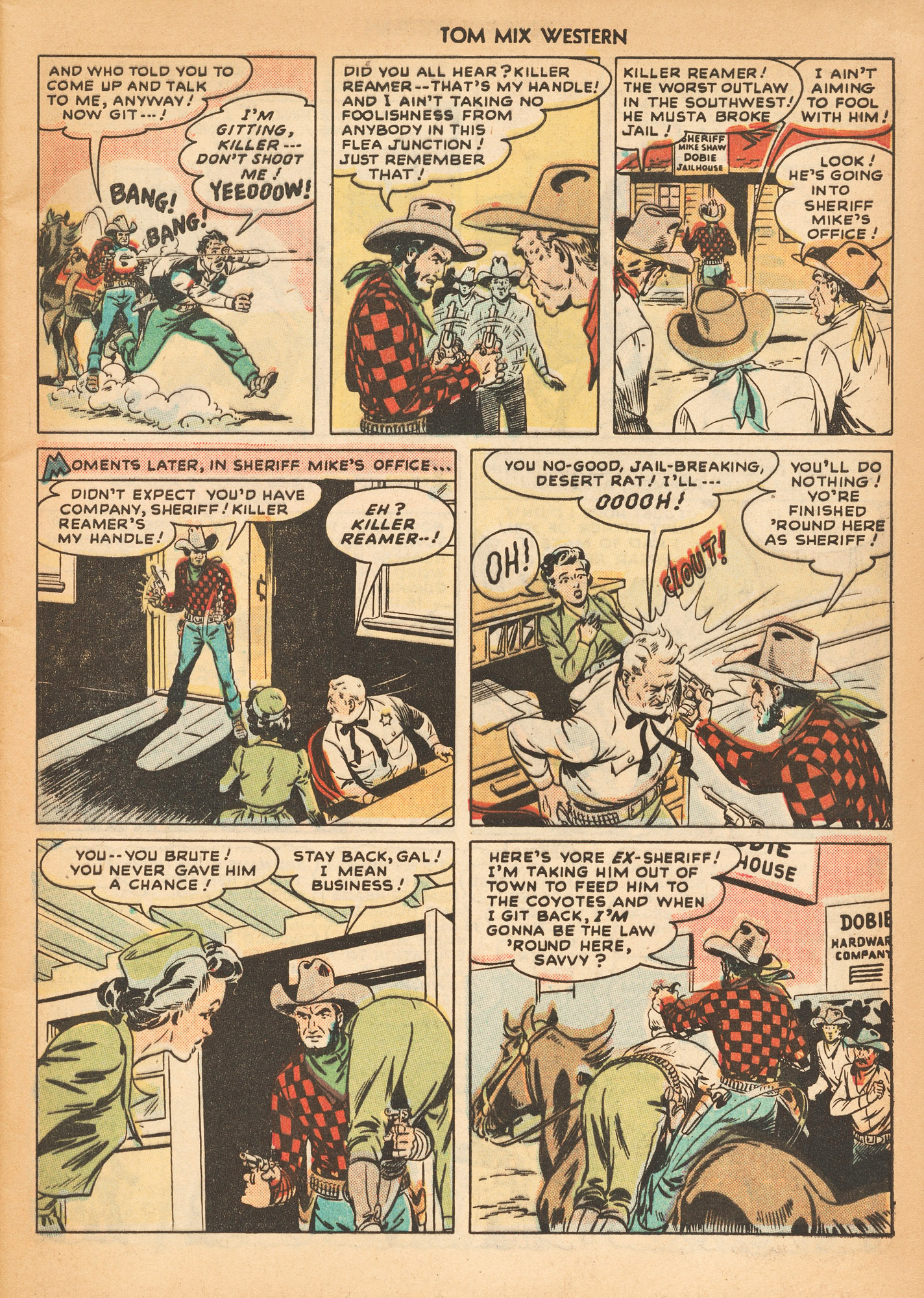 Read online Tom Mix Western (1948) comic -  Issue #15 - 5