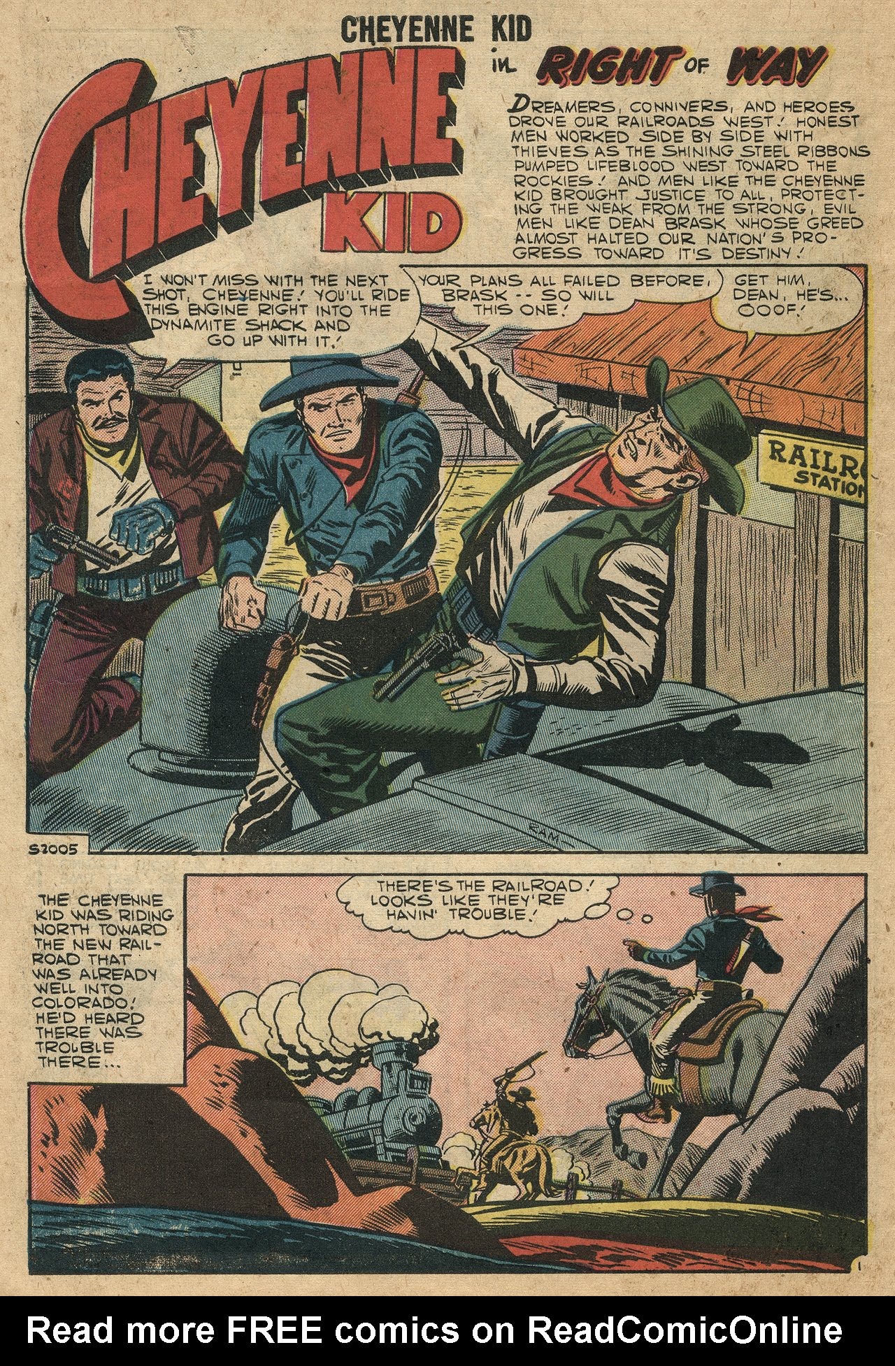 Read online Cheyenne Kid comic -  Issue #9 - 10