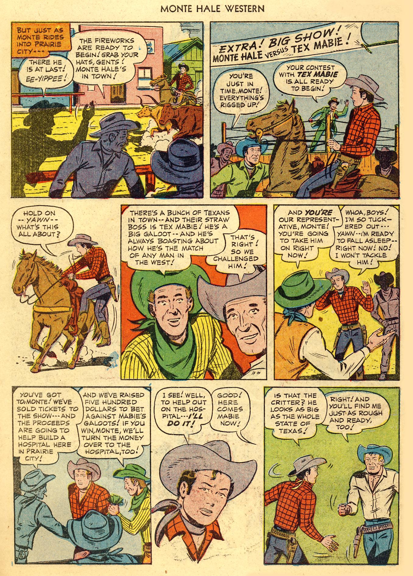 Read online Monte Hale Western comic -  Issue #53 - 29