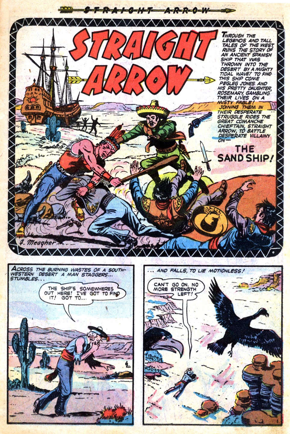 Read online Straight Arrow comic -  Issue #7 - 11
