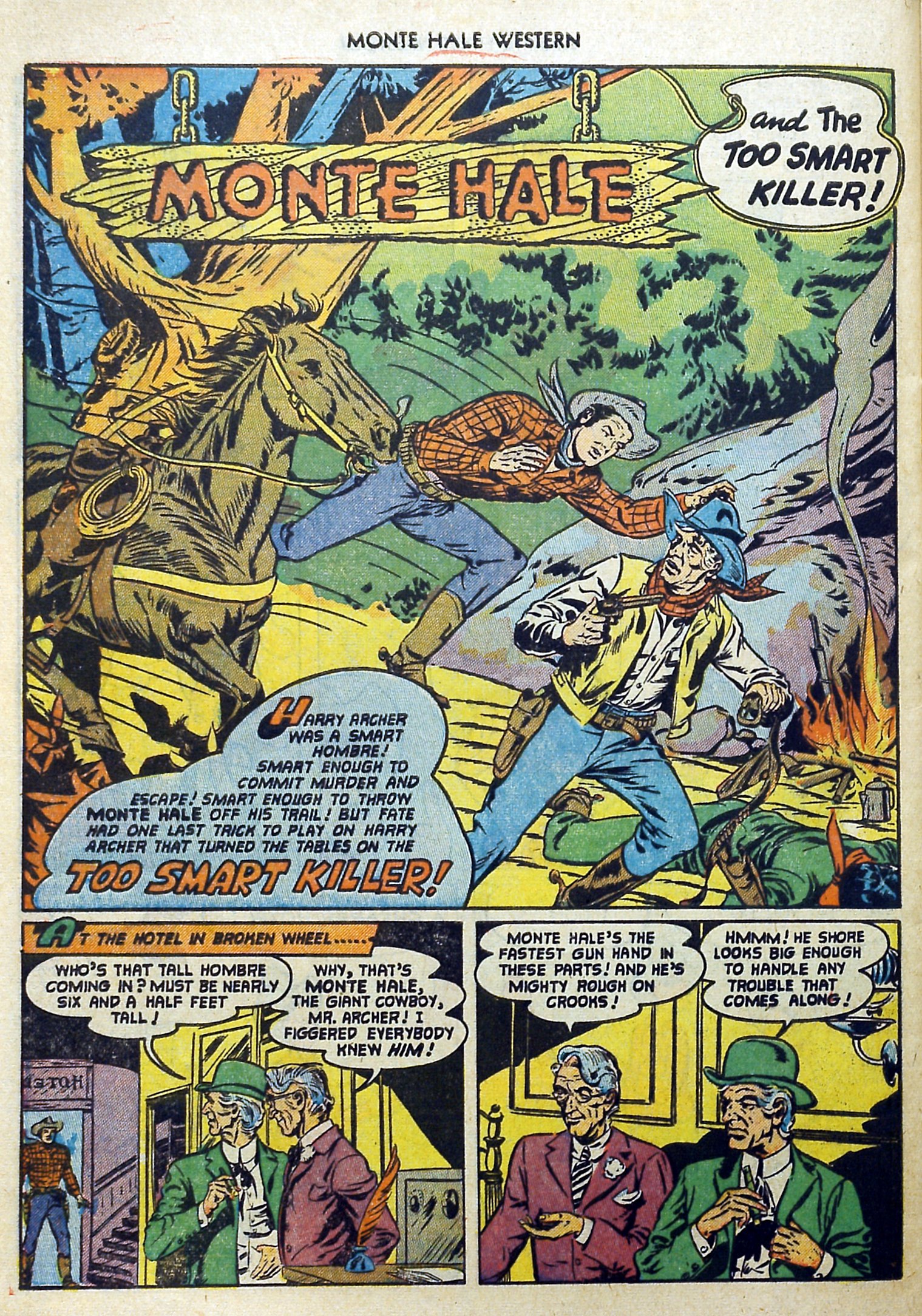 Read online Monte Hale Western comic -  Issue #71 - 27