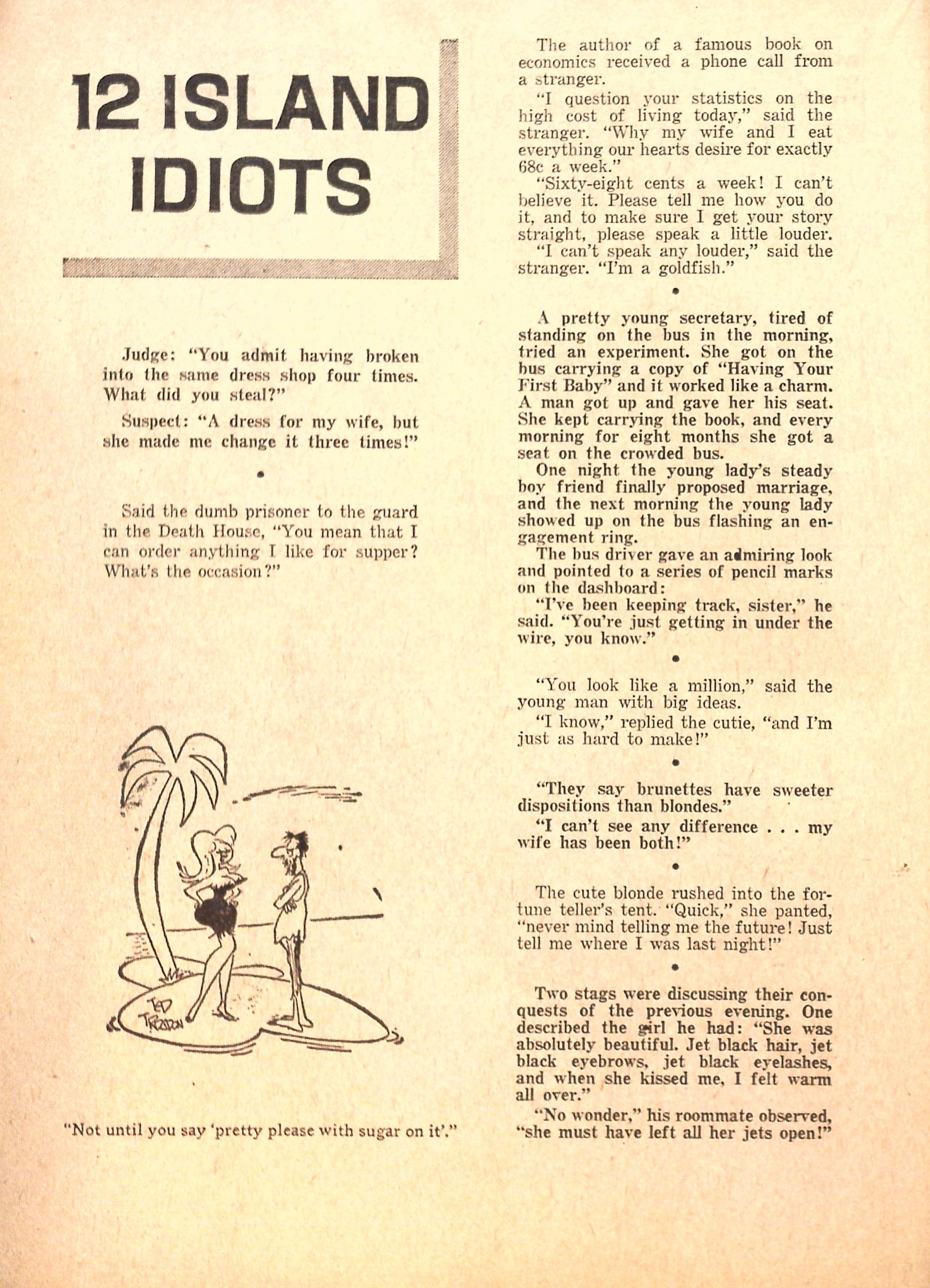 Read online Cartoons and Gags comic -  Issue #37 - 34