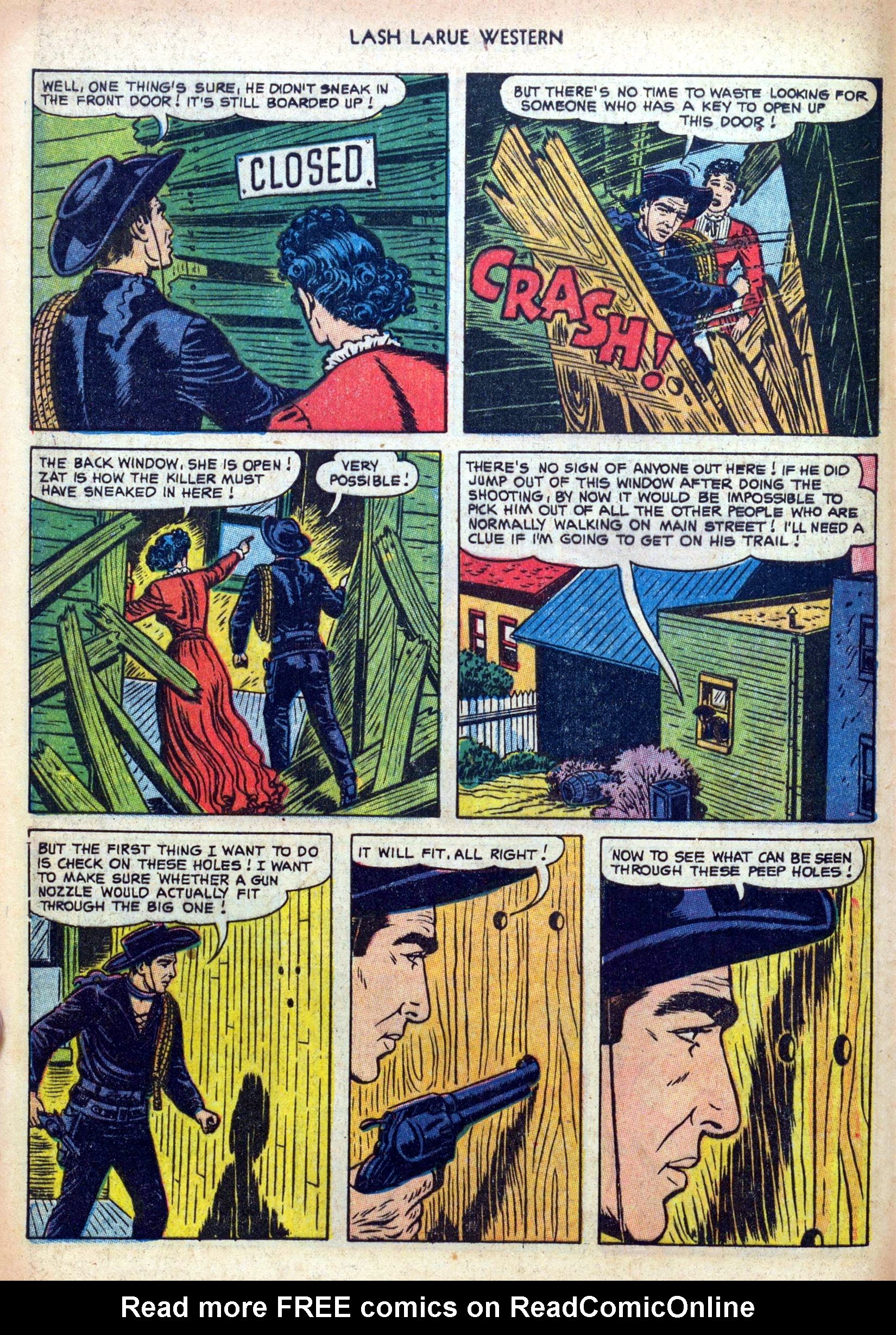 Read online Lash Larue Western (1949) comic -  Issue #39 - 8