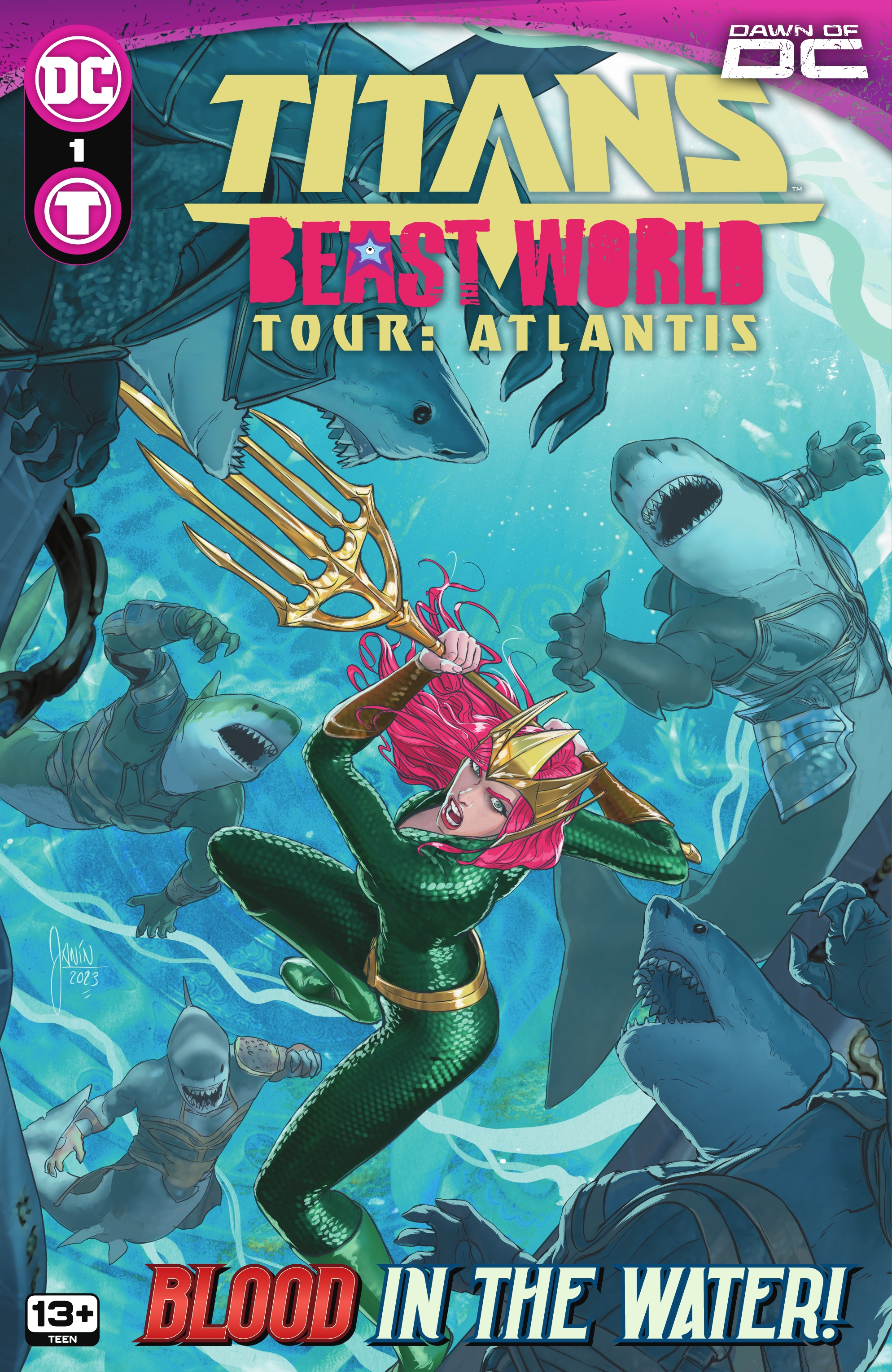 Read online Titans: Beast World Tour: Atlantis comic -  Issue # Full - 1