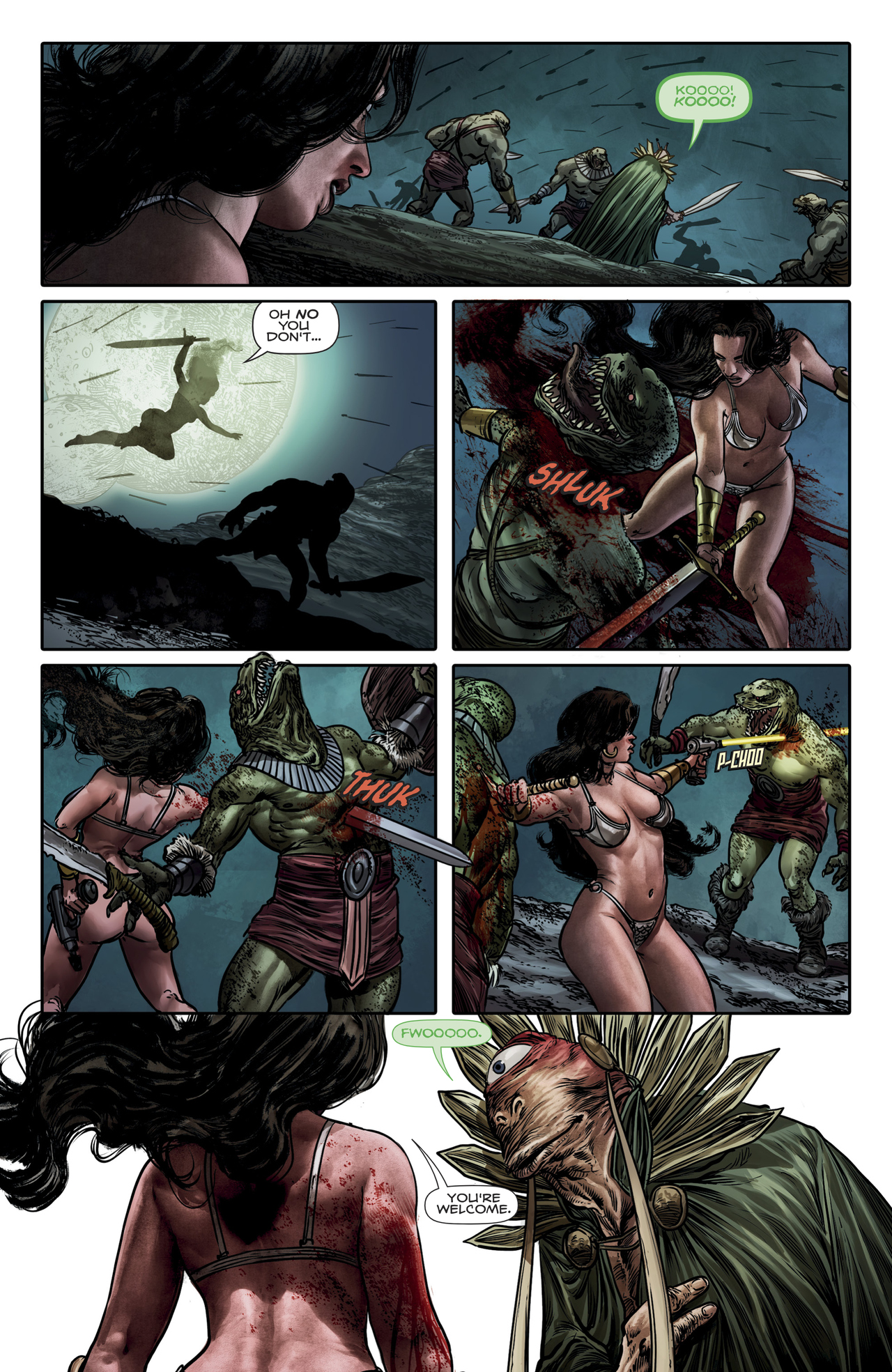 Read online Frank Frazetta's Dawn Attack comic -  Issue #3 - 25