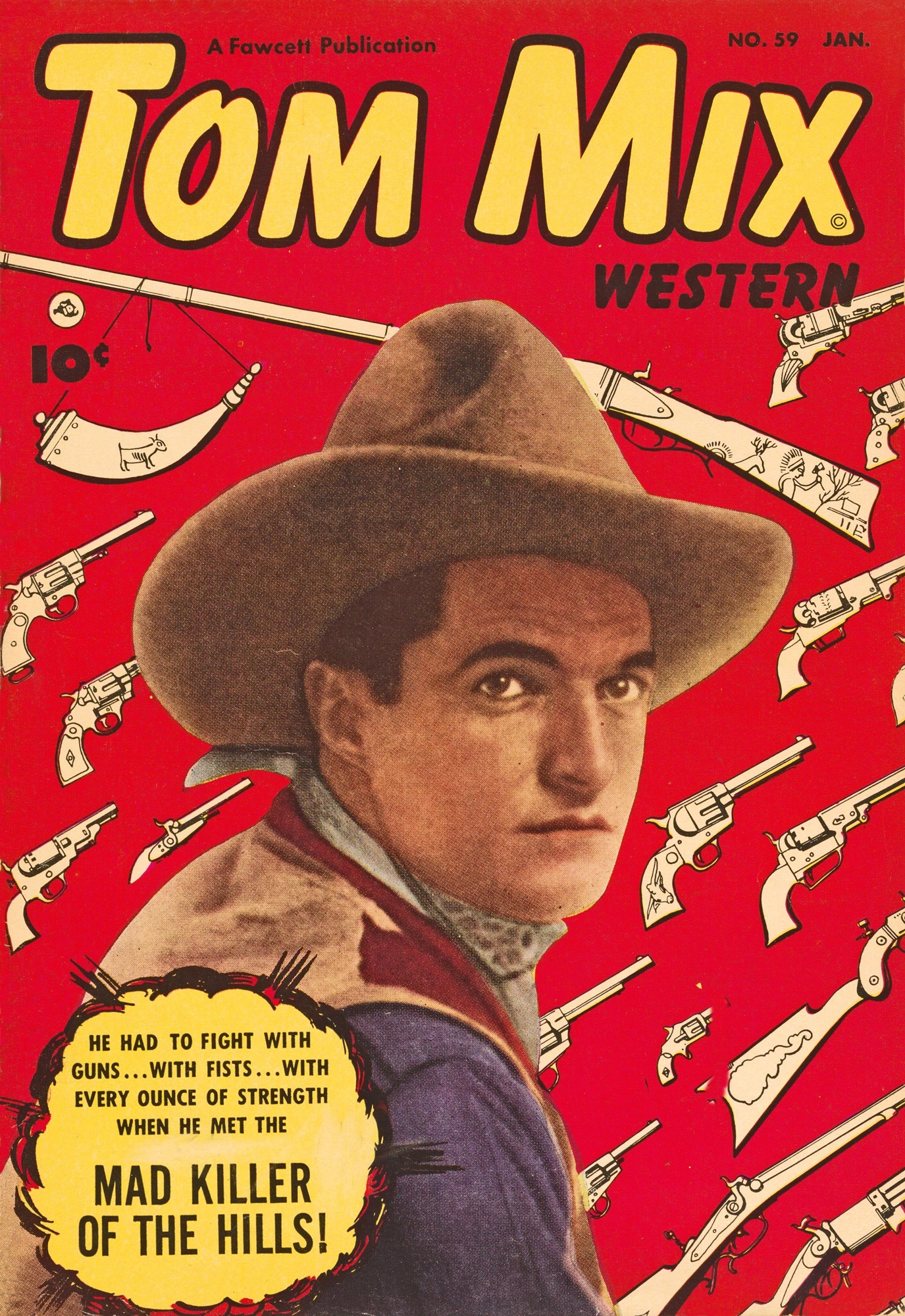Read online Tom Mix Western (1948) comic -  Issue #59 - 1