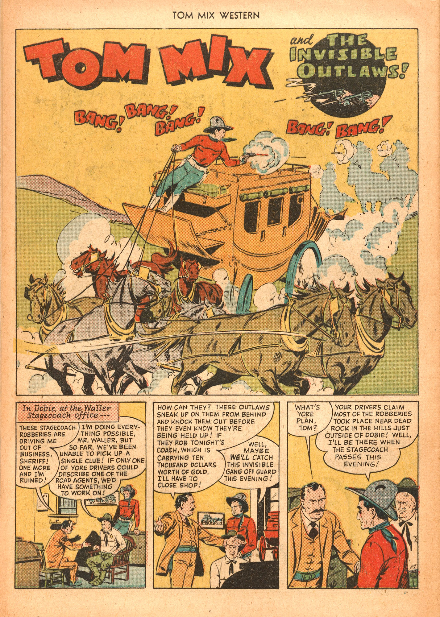 Read online Tom Mix Western (1948) comic -  Issue #34 - 28
