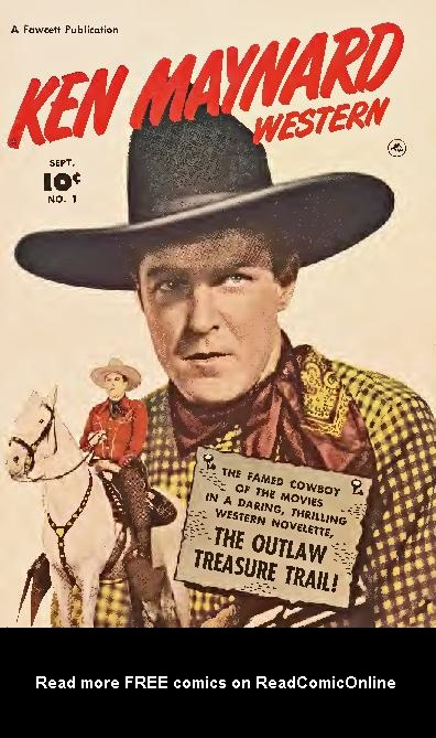 Read online Ken Maynard Western comic -  Issue #1 - 1