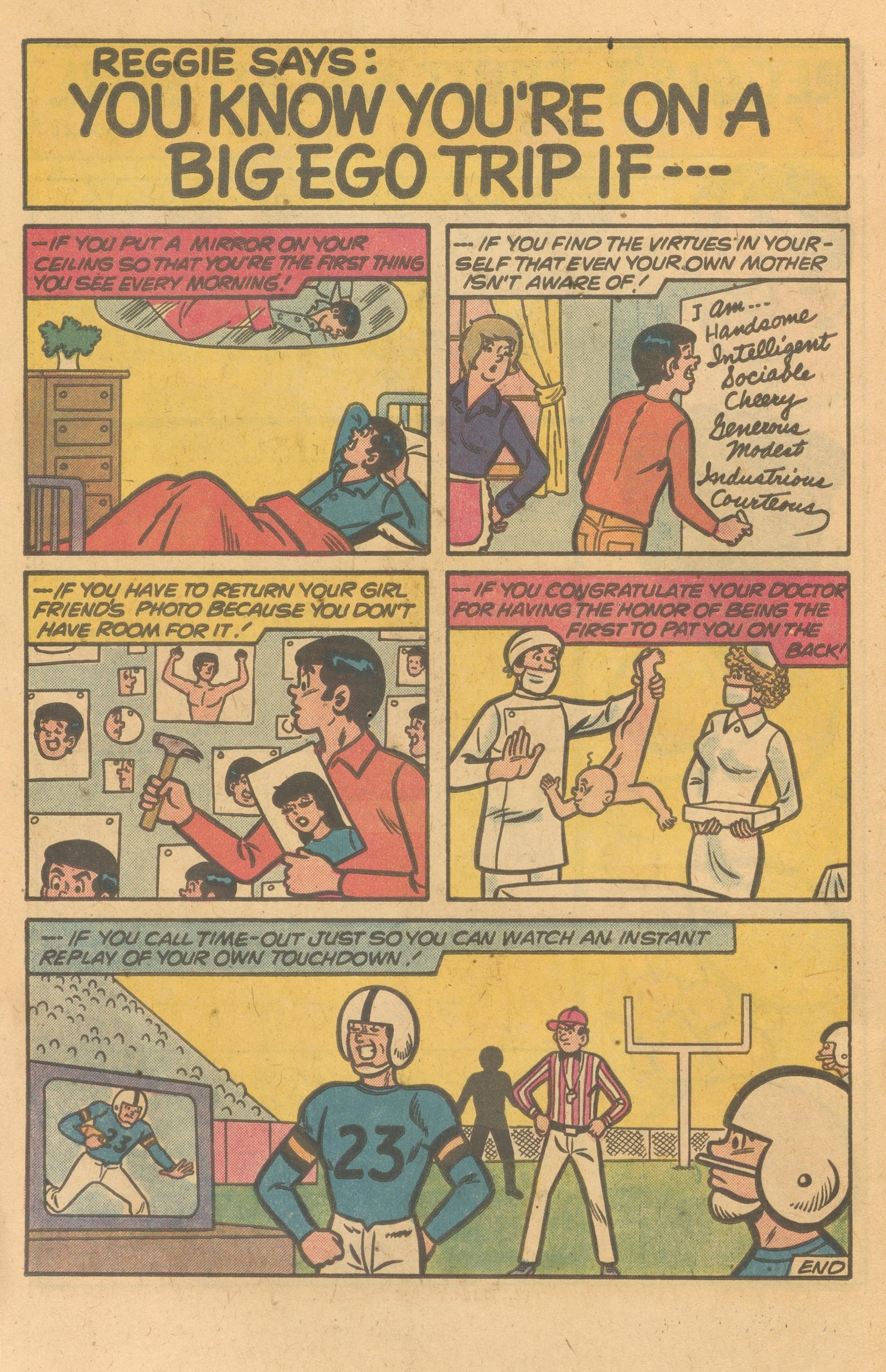 Read online Reggie's Wise Guy Jokes comic -  Issue #44 - 22